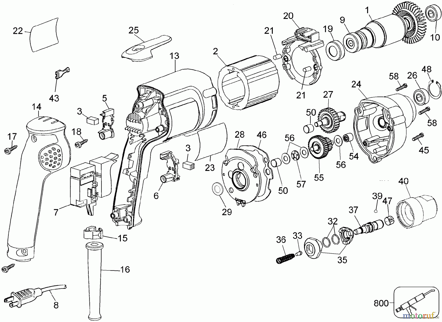 DEWALT Divers 0-2500 RPM QUICK SCRUGUN DW277QD Seite 1