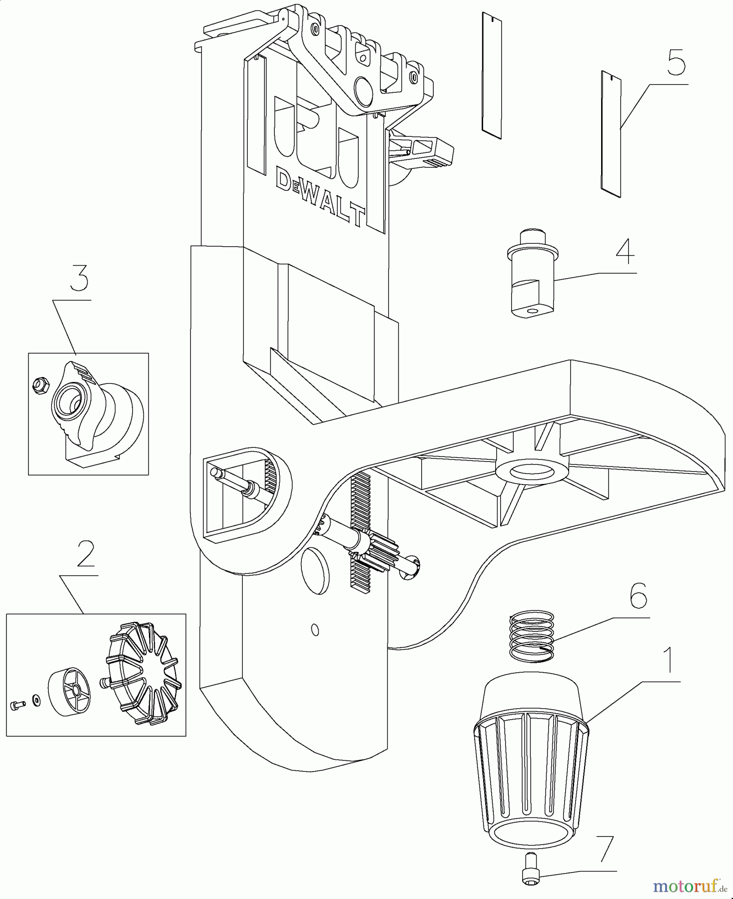 DEWALT ZUBEHÖR ACCESSORIES, ATTACHMENTS & UNPOWERED WALL MOUNT DW0710 Seite 1