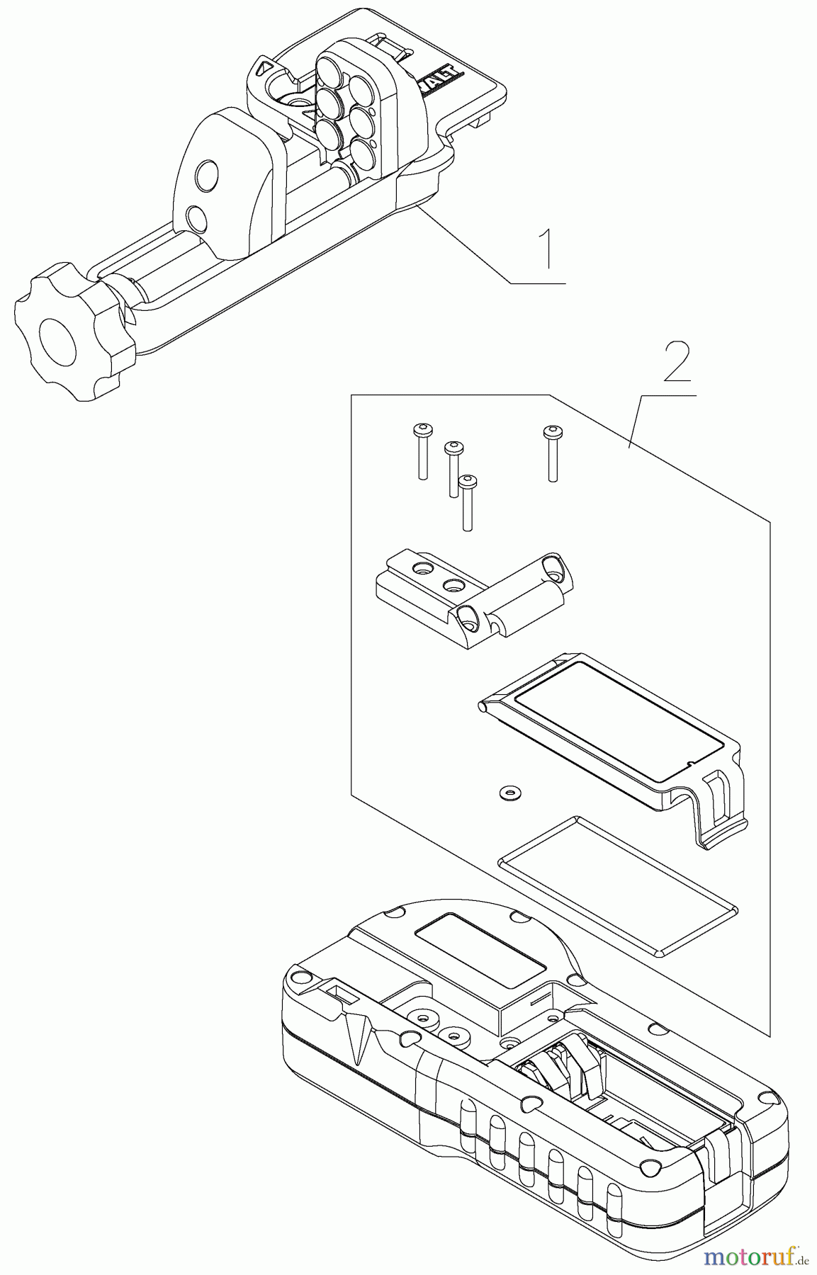  DEWALT ZUBEHÖR ACCESSORIES, ATTACHMENTS & UNPOWERED DIGITAL LASER DETECTOR & DW0772 Seite 1
