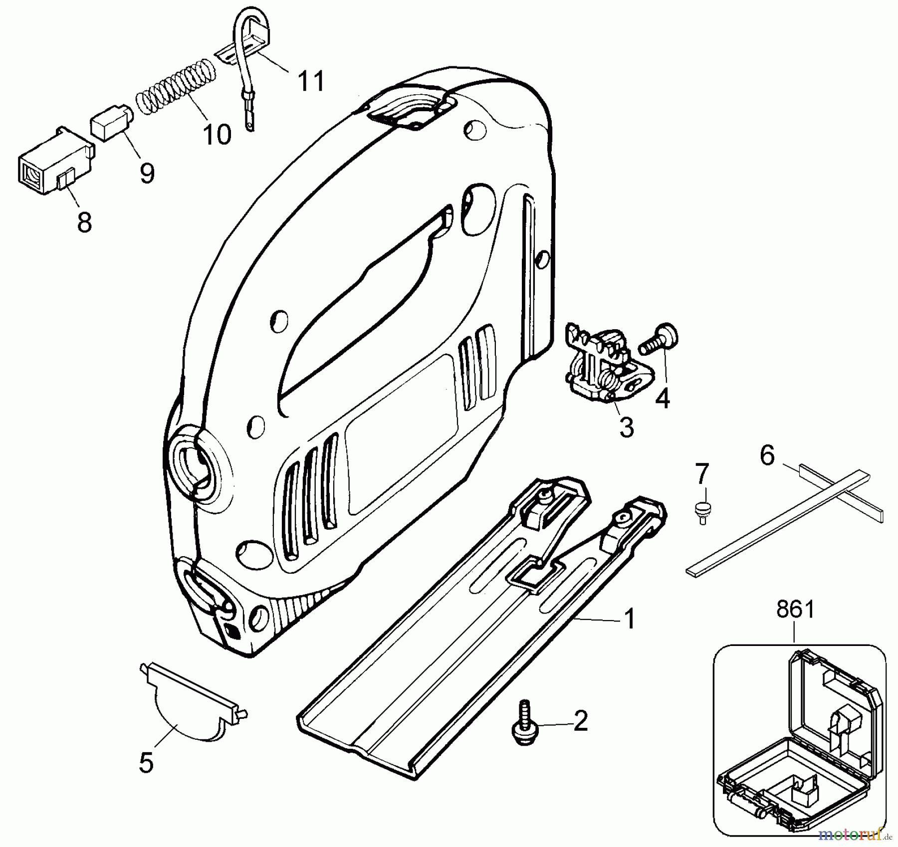 BLACK+DECKER INNENAUSSTATTUNG SÄGE 3.5AMP VS JIGSAW JS300 Seite 1