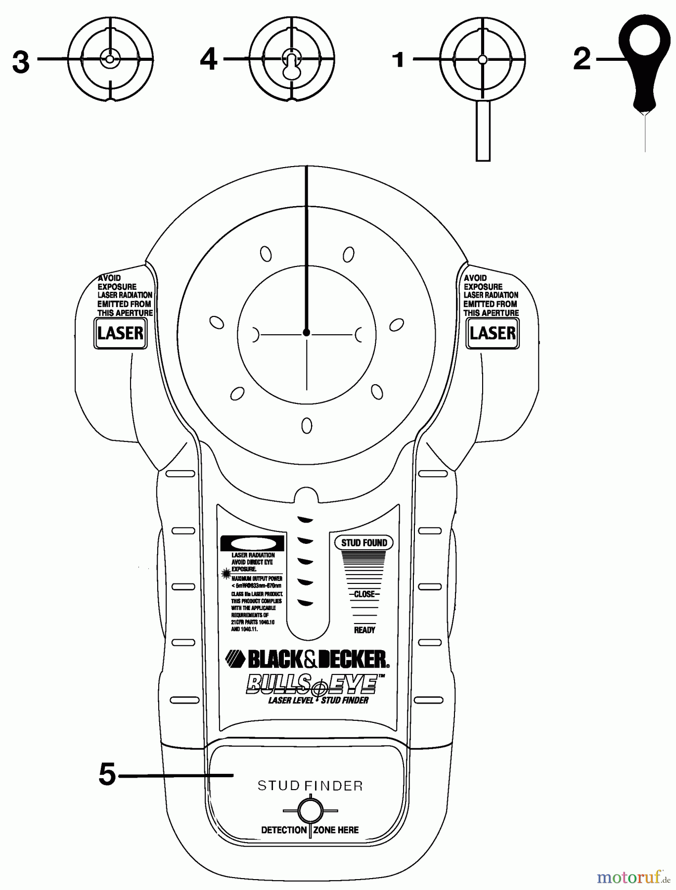 BLACK+DECKER Divers LASER LINE GENERATOR BDL100S Seite 1