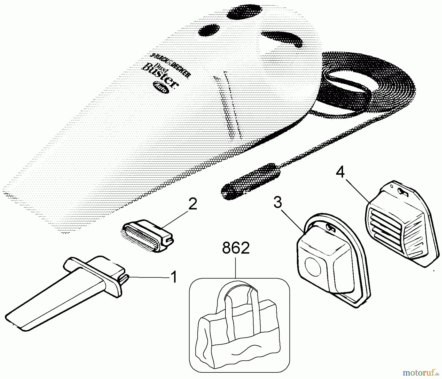 BLACK+DECKER INNENAUSSTATTUNG AUTOPFLEGE & MINIHANDWERK AUTO STAUBSAUGER AV1210 Seite 1