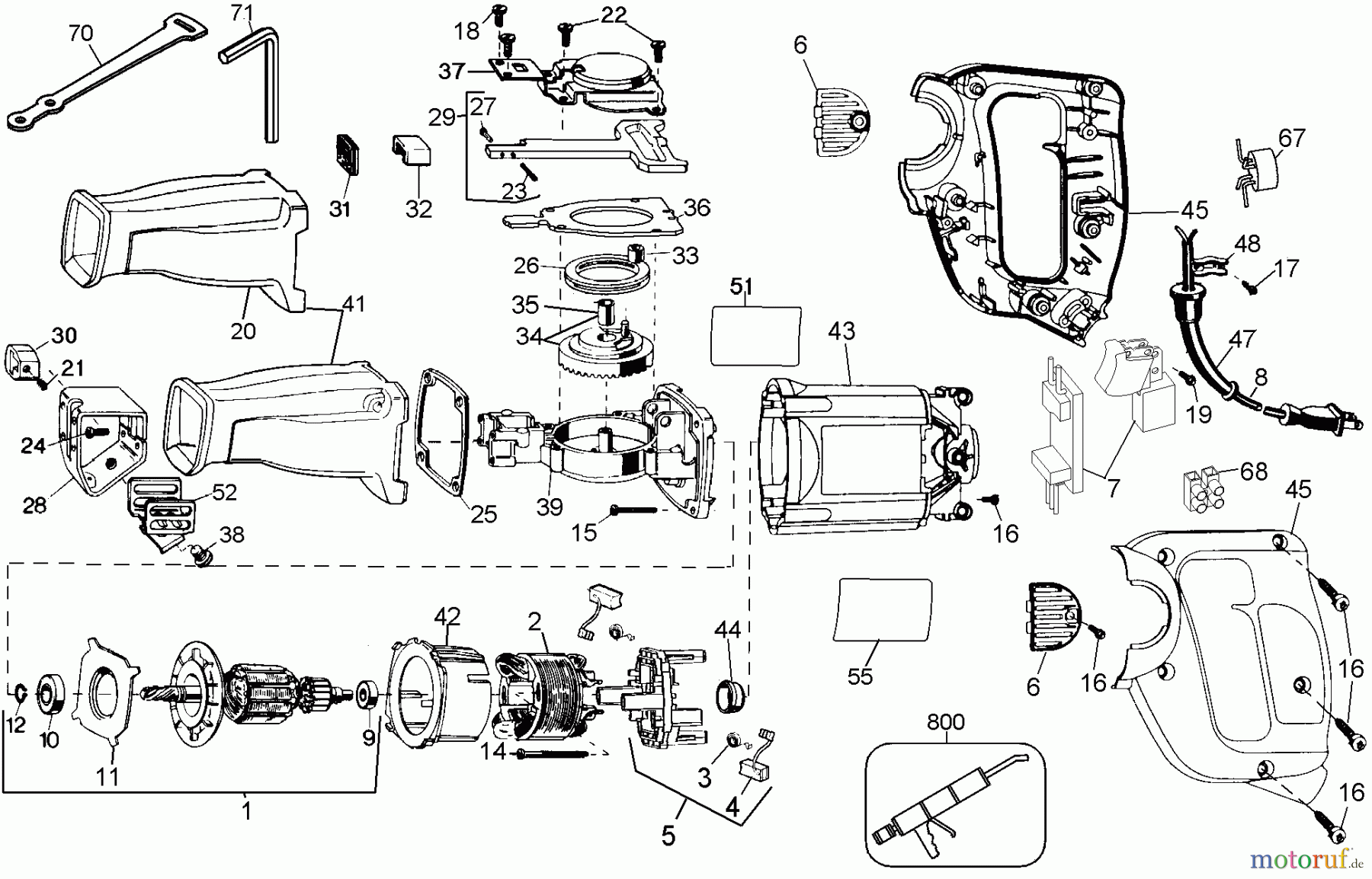 BTI Divers SÄBELSÄGE RS3100 Seite 1