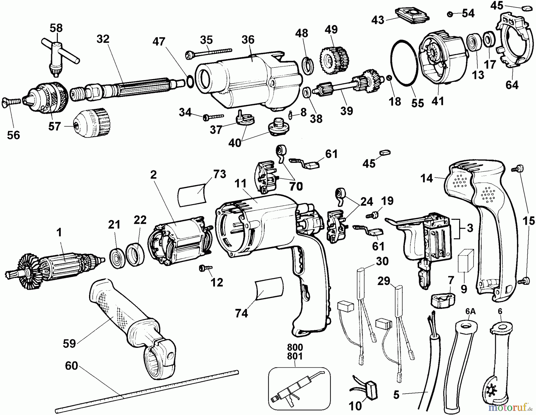  BLACK+DECKER Divers ROTARY HAMMERDRILL SB13EKS Seite 1