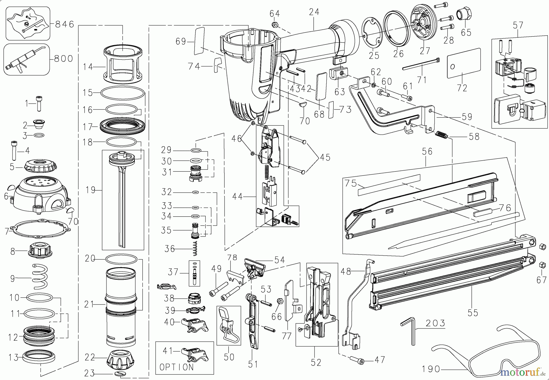 DEWALT BEFESTIGUNG Nagler NAGLER D51431 Seite 1