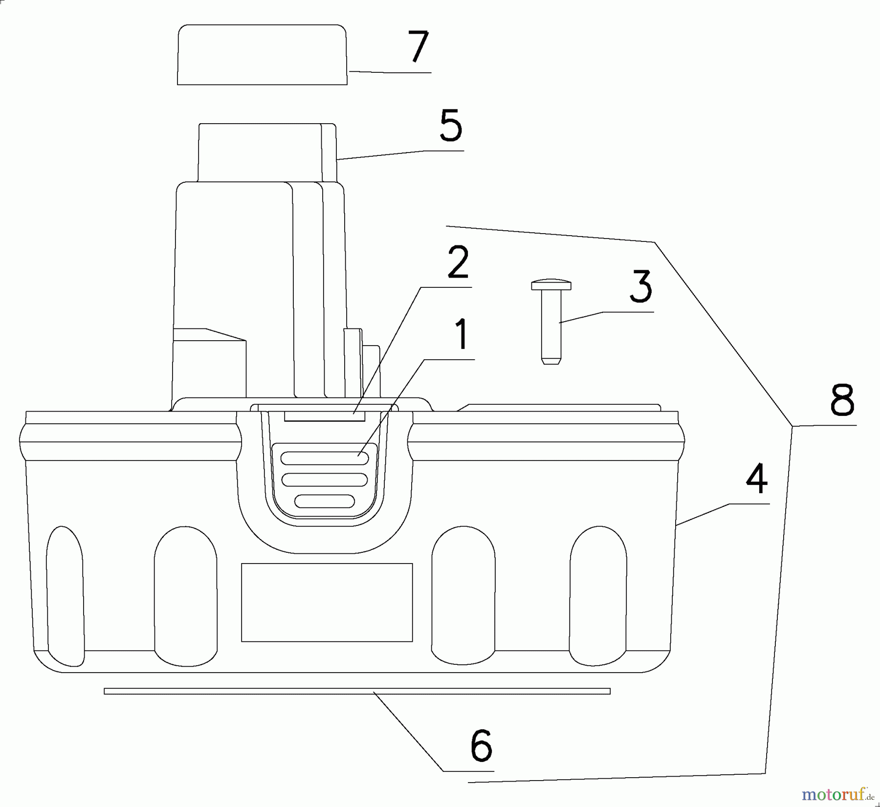 DEWALT SCHNURLOS-SONSTIGES 18V 2.4AH BATTERY PACK DW9096 Seite 1