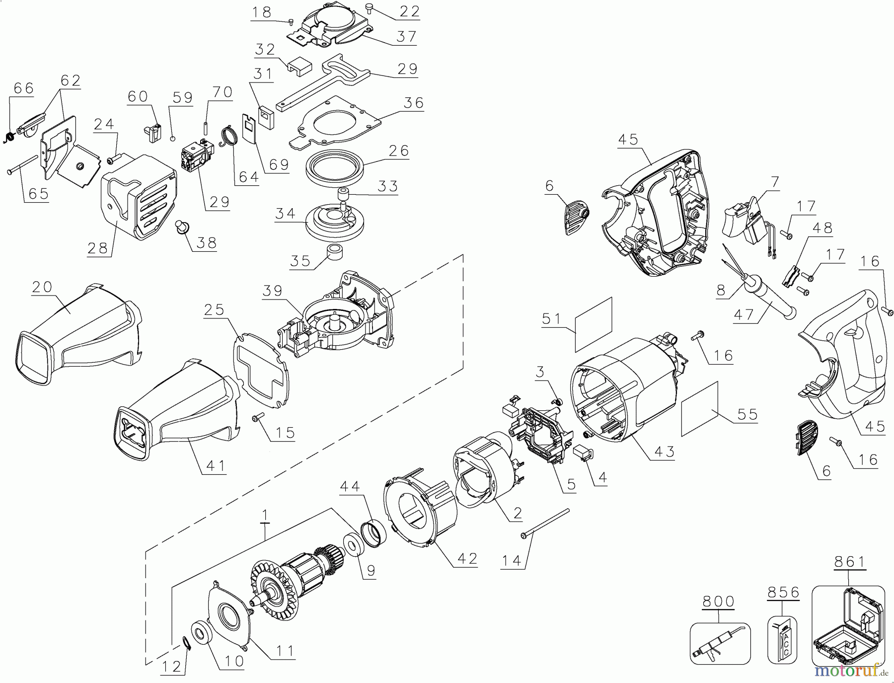  DEWALT HOLZARBEITEN SCHNEIDESÄGEN SCHNITTSÄGE DW304PK Seite 1