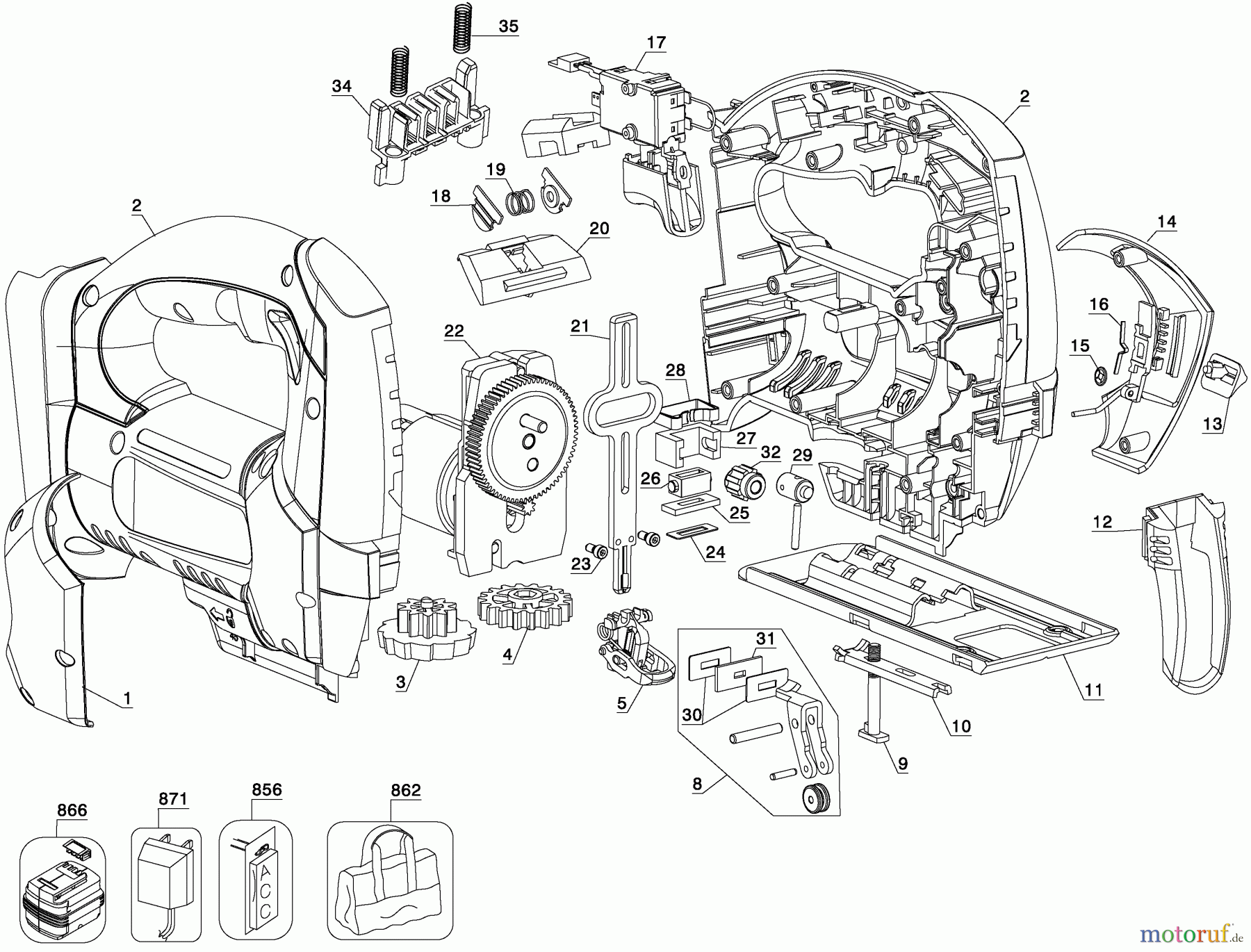 BLACK+DECKER Divers 24V JIGSAW FS2400JS Seite 1