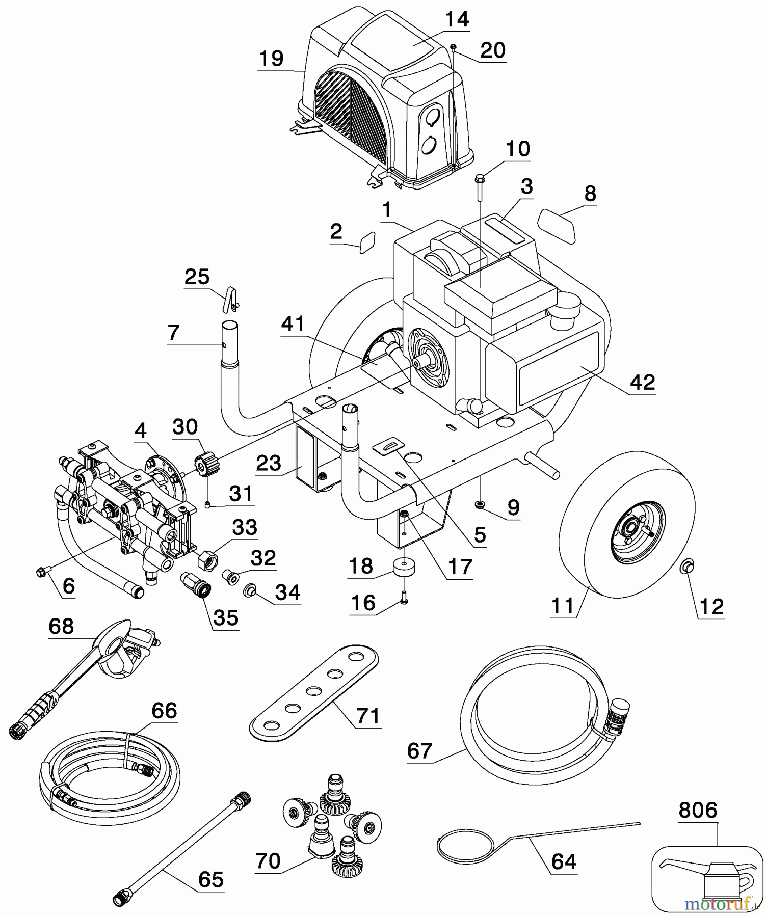  OEM Black und Decker Divers 2600 PSI PRESSURE WASHER DVH2600 Seite 1