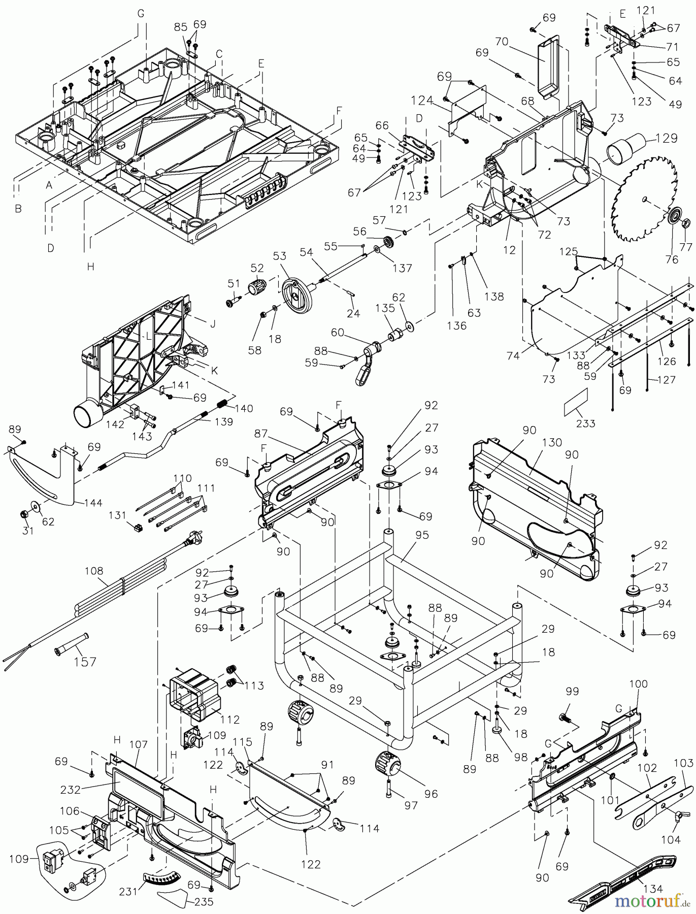 DEWALT HOLZARBEITEN UNIVERSAL-SÄGEN TISCH SAGEN DW745 Seite 1