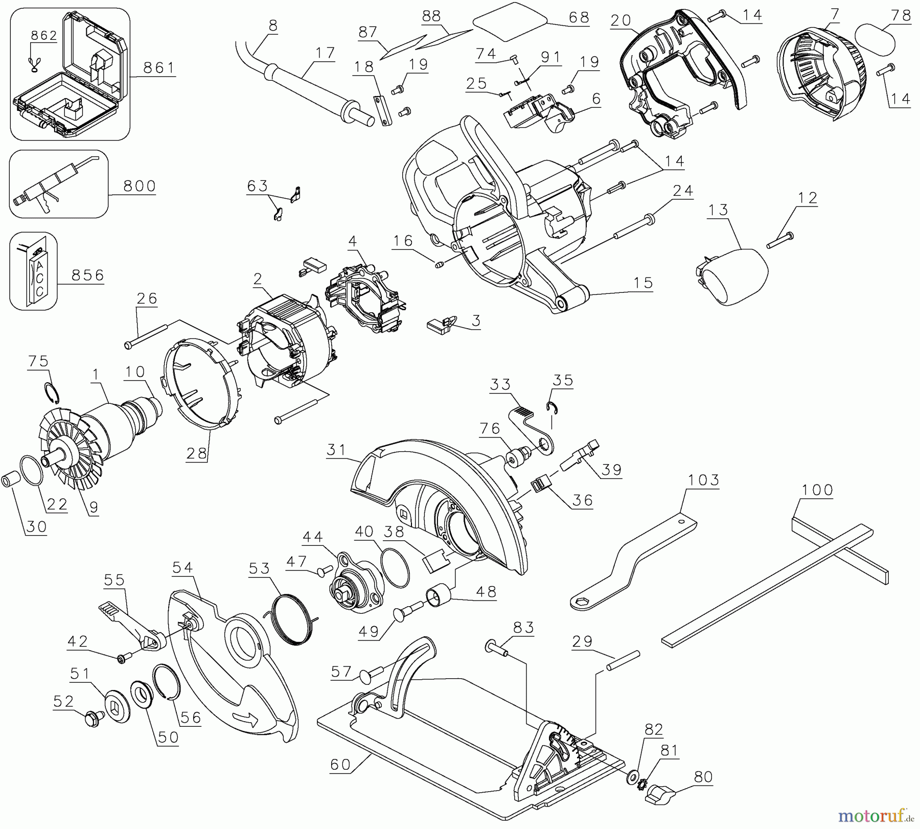 DEWALT HOLZARBEITEN KREISSÄGEN KREISSGE DW367 Seite 1
