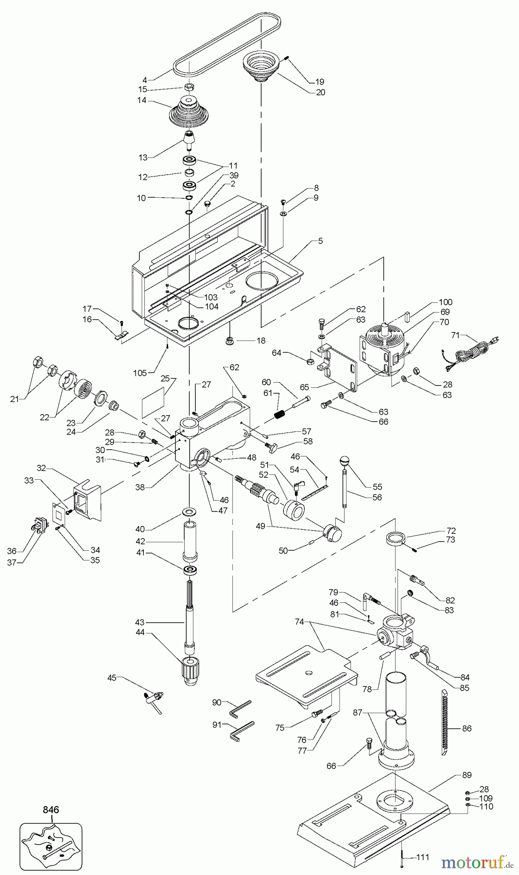 BLACK+DECKER Divers BOHRPRESSE BT1300 Seite 1