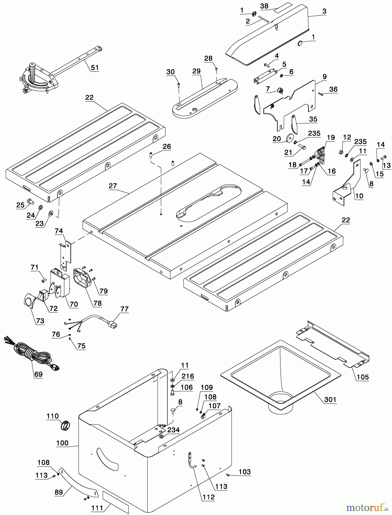 DELTA Divers TISCH SAGEN 36-968 Seite 1