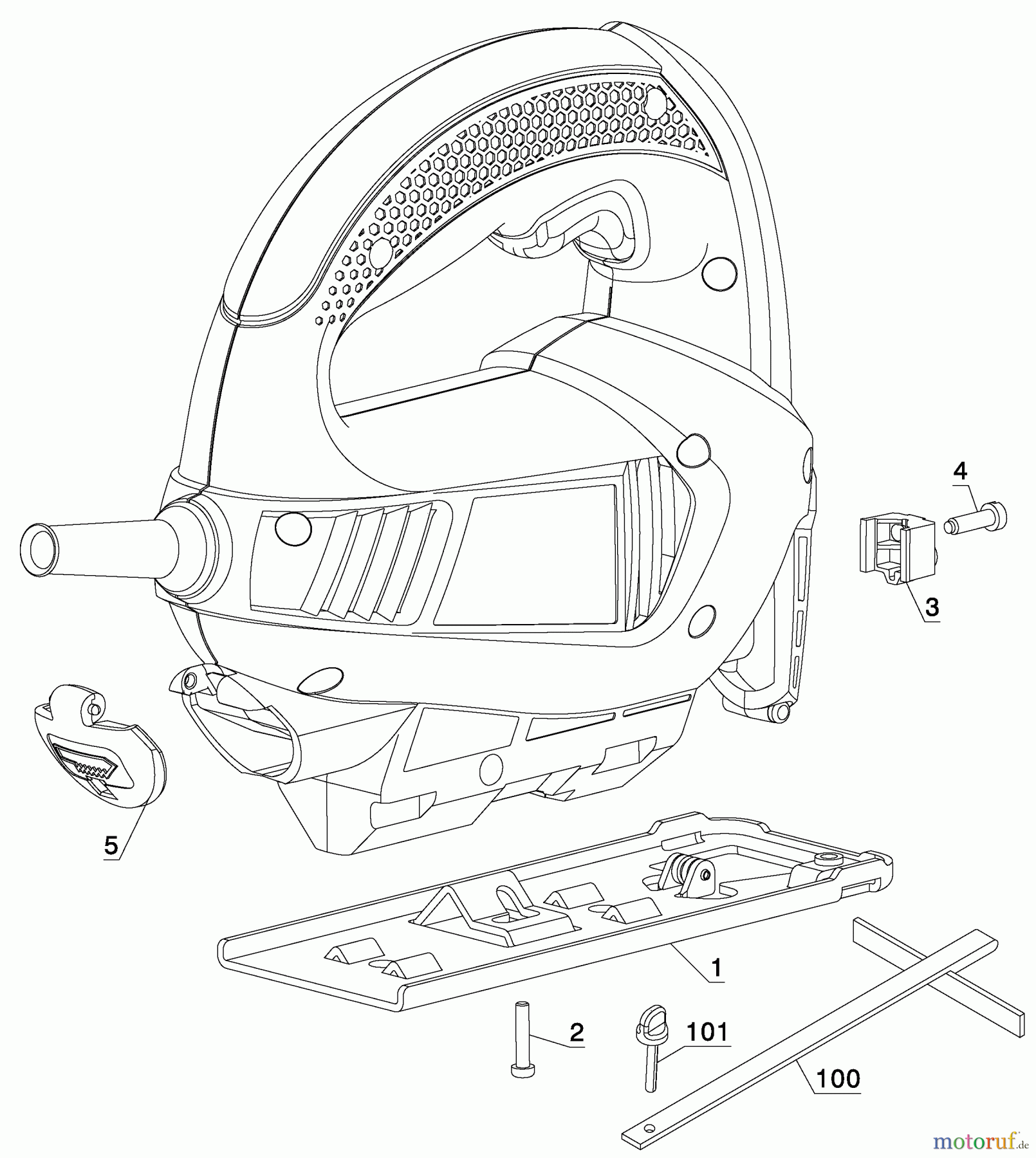 BLACK+DECKER INNENAUSSTATTUNG SÄGE OPP SINGLE SPEED JIGSAW 7662B Seite 1