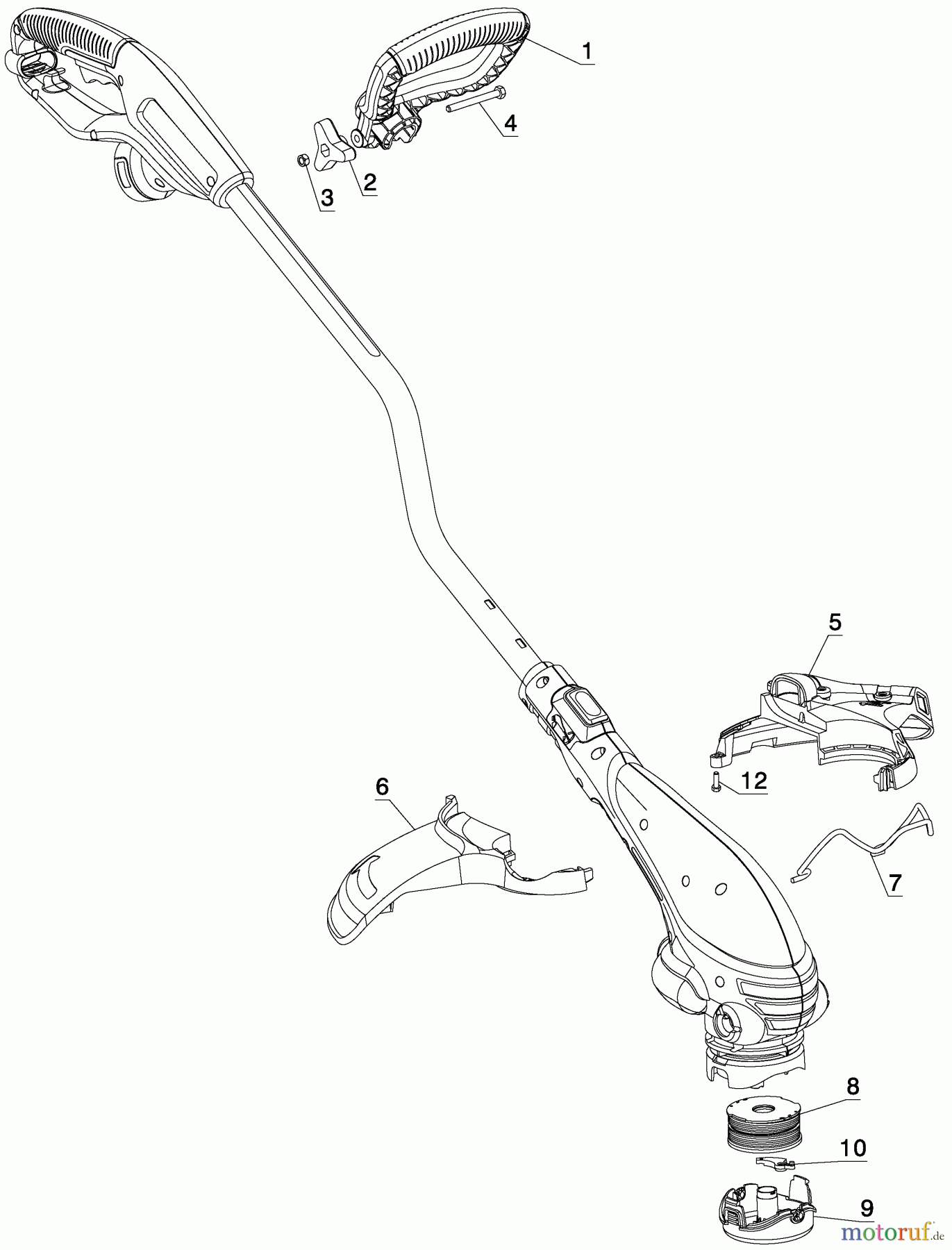 DEVILBISS Divers 14 TRIMMER/EDGER 51850 Seite 1