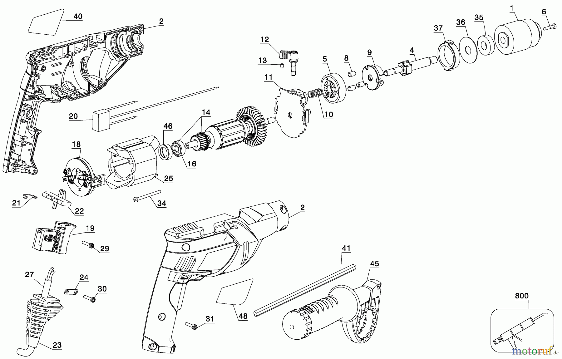 BLACK+DECKER Divers BOHRHAMMER KR655 Seite 1