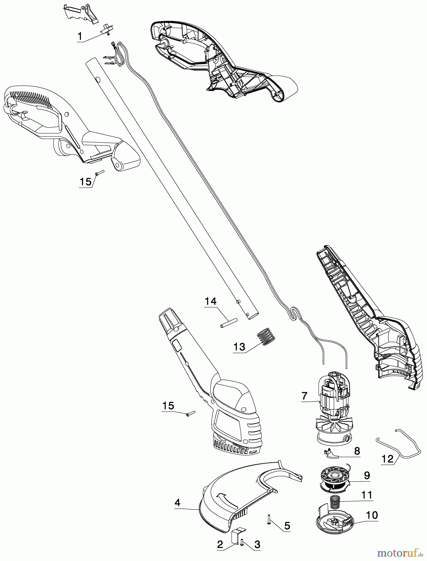  BLACK+DECKER Divers 12 STRING TRIMMER ST7600 Seite 1