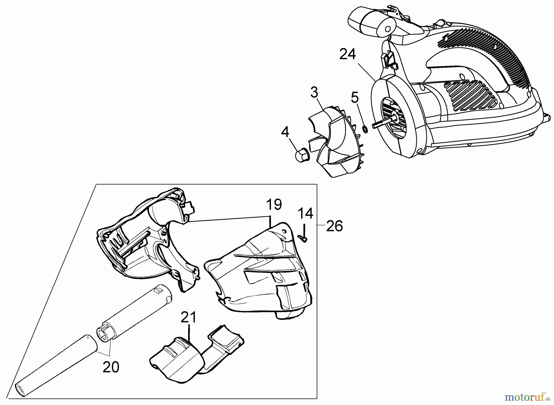 BLACK+DECKER Divers 120 VOLT CORDED BLOWER BL1200 Seite 1