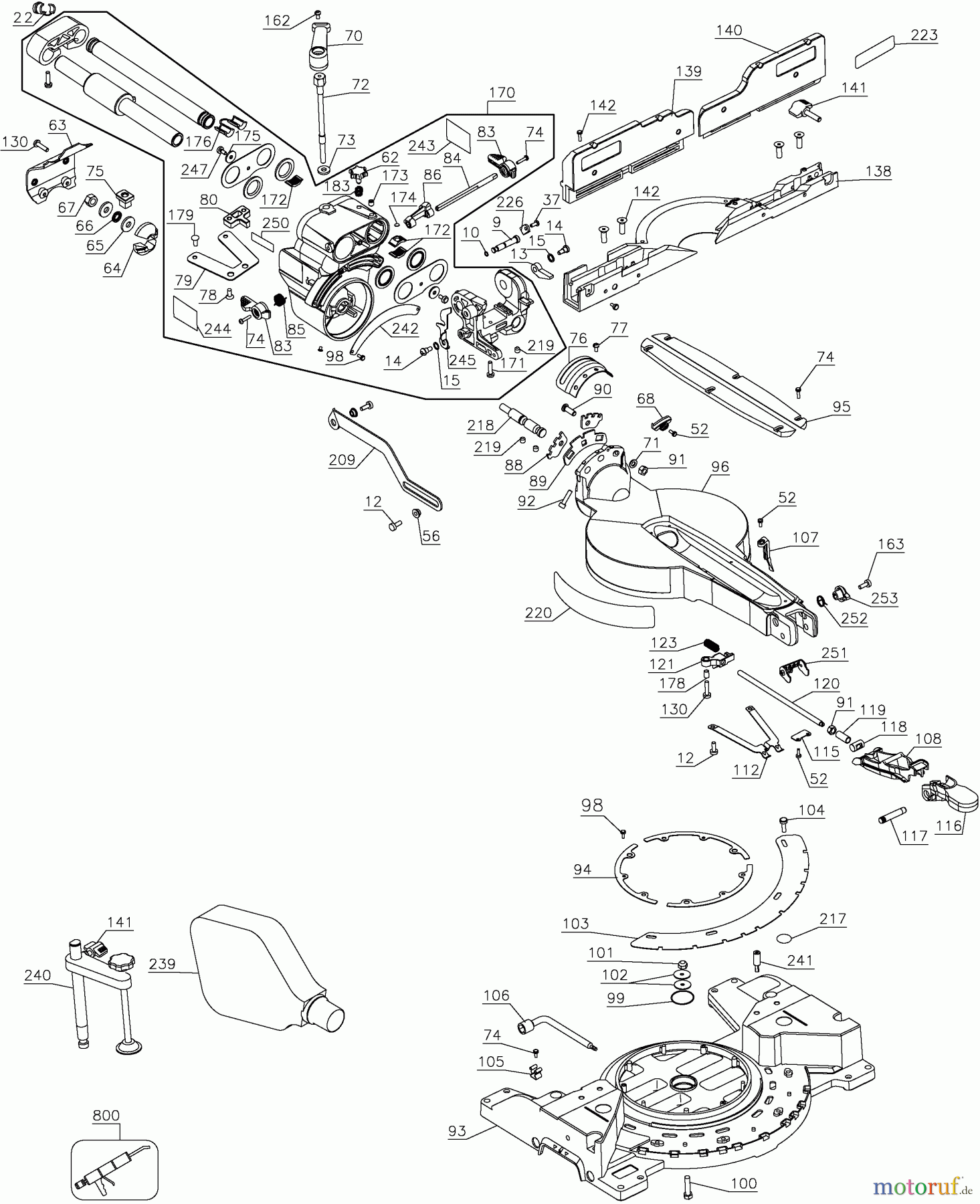 DEWALT HOLZARBEITEN Gehrungssägen GEHRUNGSSÄGE DW717 Seite 2