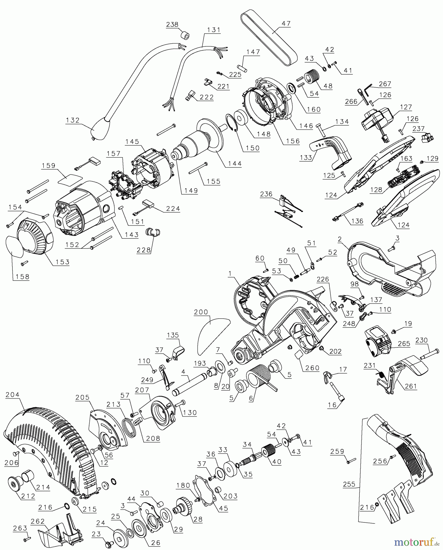 DEWALT HOLZARBEITEN Gehrungssägen GEHRUNGSSÄGE DW717XPS Seite 1
