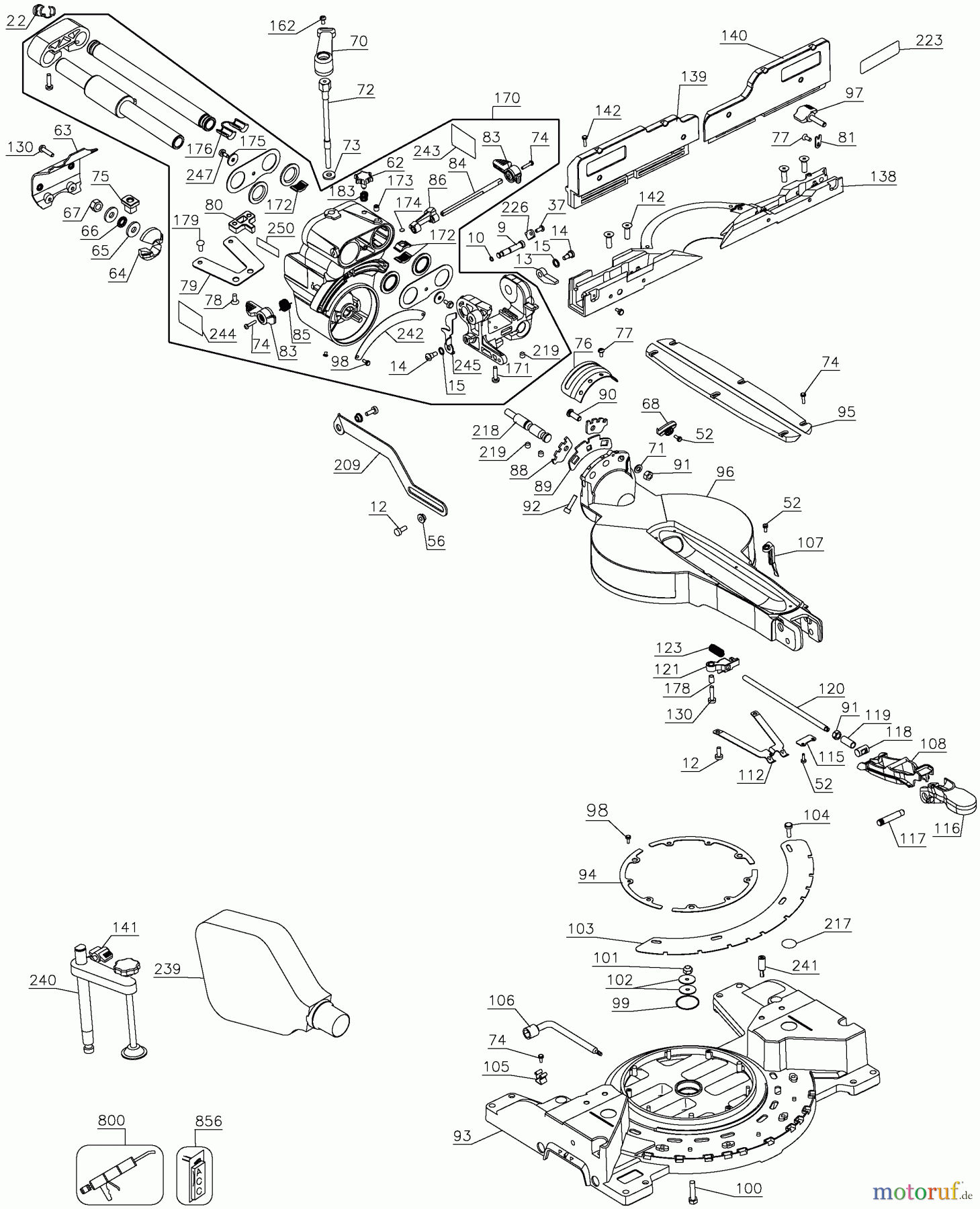 DEWALT HOLZARBEITEN Gehrungssägen GEHRUNGSSÄGE DW717XPS Seite 2