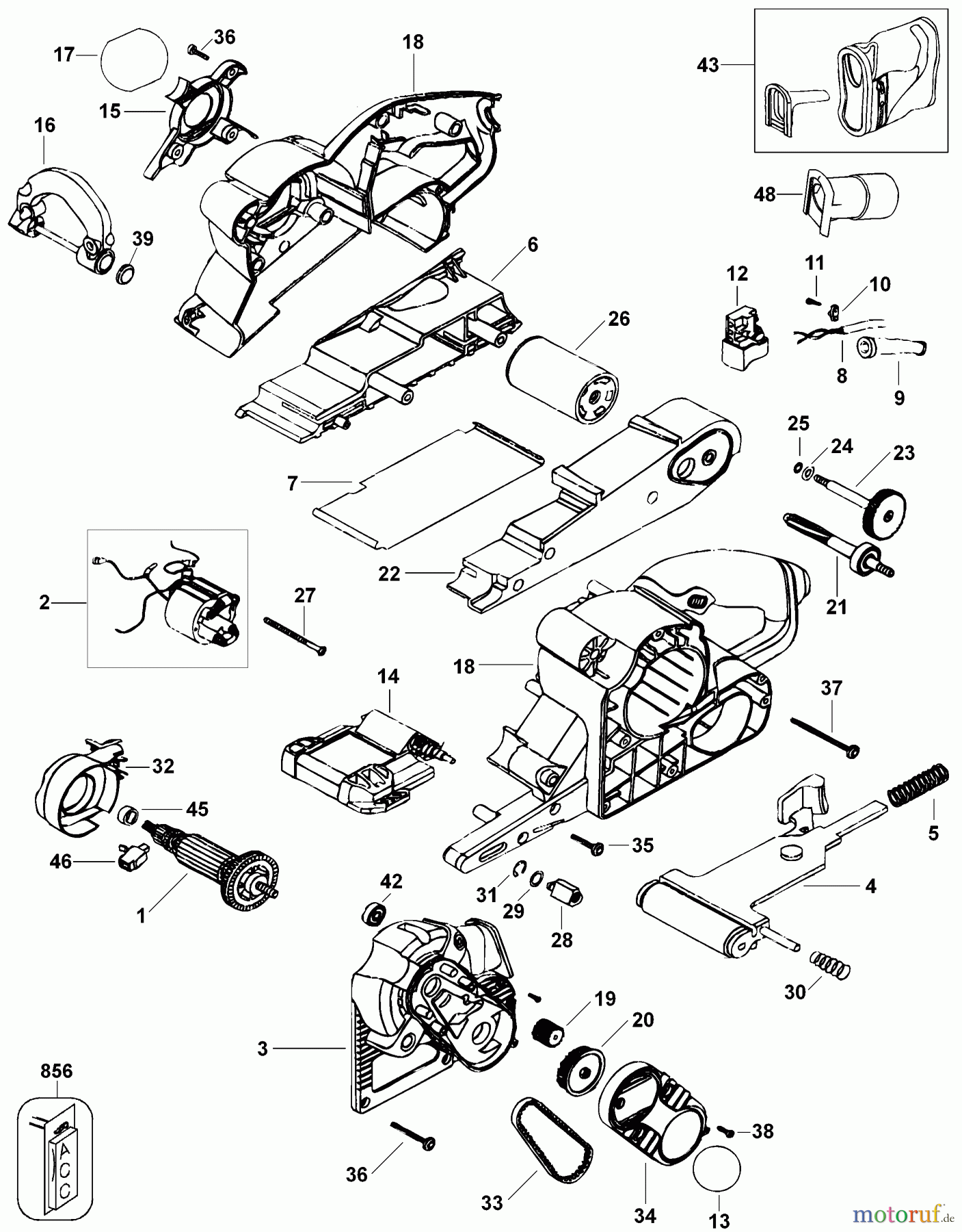  BLACK+DECKER INNENAUSSTATTUNG SCHLEIFER UND POLIERER DRAGSTER WITH UPGRADE TO DS321   1 Seite 1
