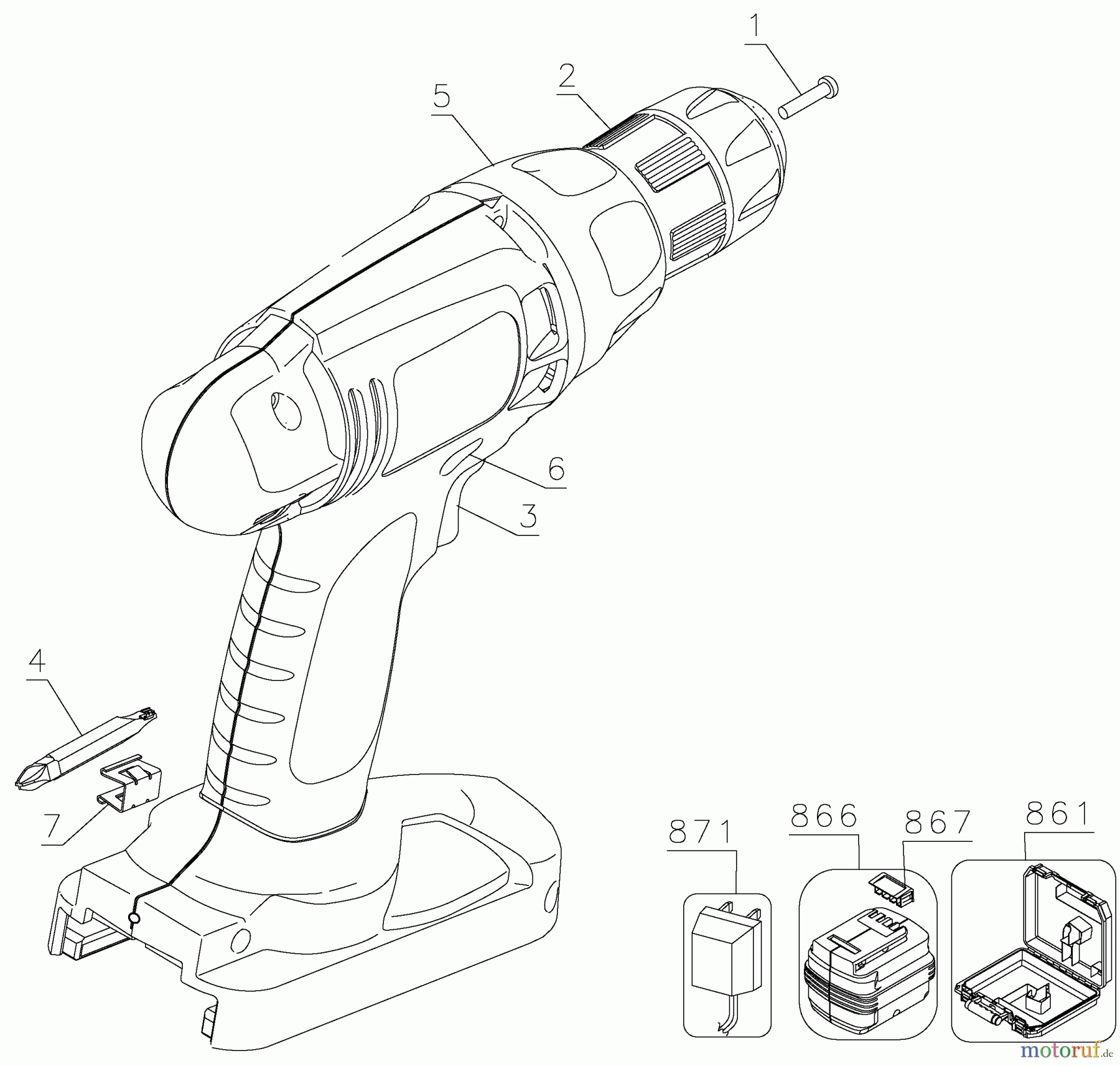 BLACK+DECKER Divers 12V DRILL PS121K Seite 1