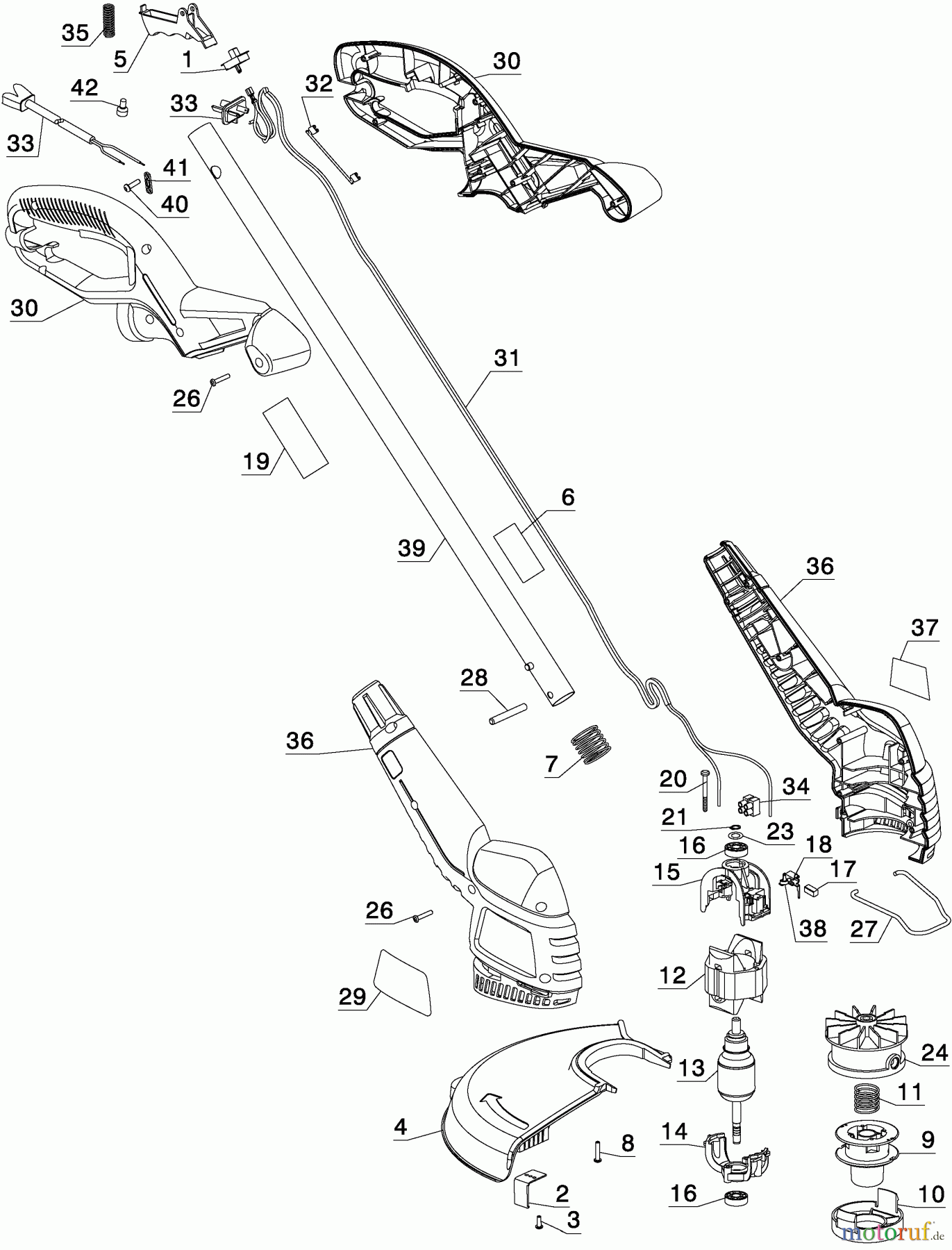  BLACK+DECKER Divers 12 STRING TRIMMER ST4500YK Seite 1