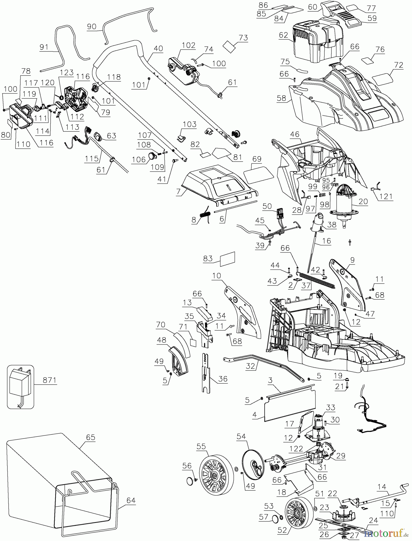 BLACK+DECKER Divers O4123 SPCM1936 Seite 1