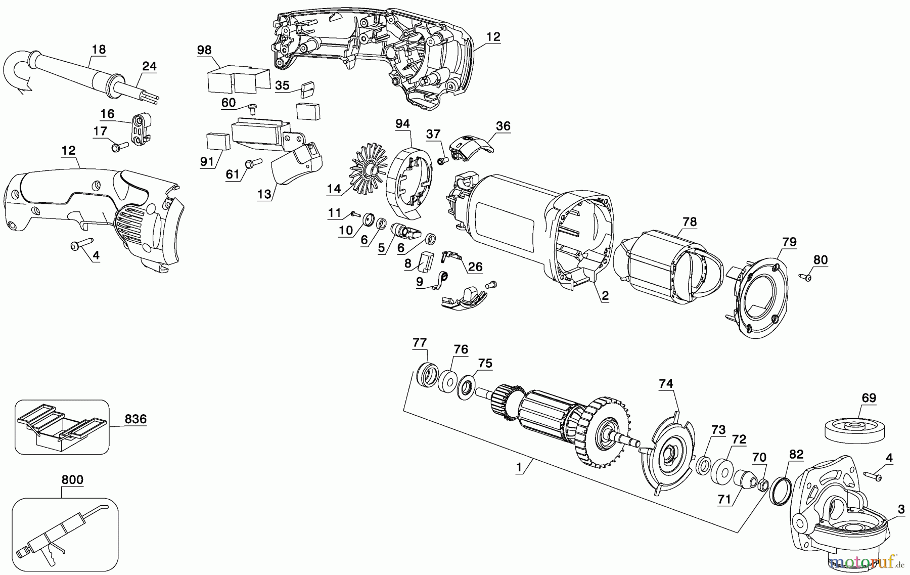 DEVILBISS Divers MOTOR USALLSAW Seite 1