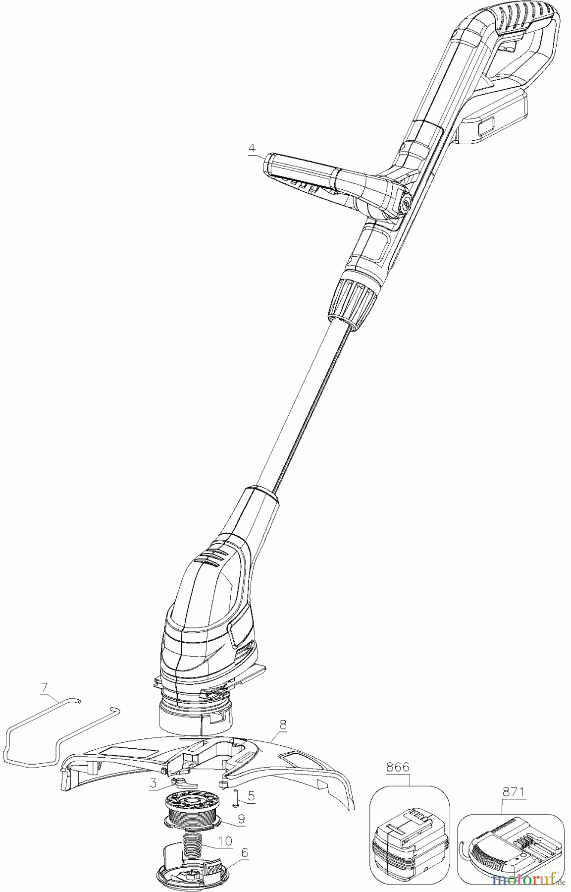BLACK+DECKER Divers 20V STRING TRIMMER LST120 Seite 1