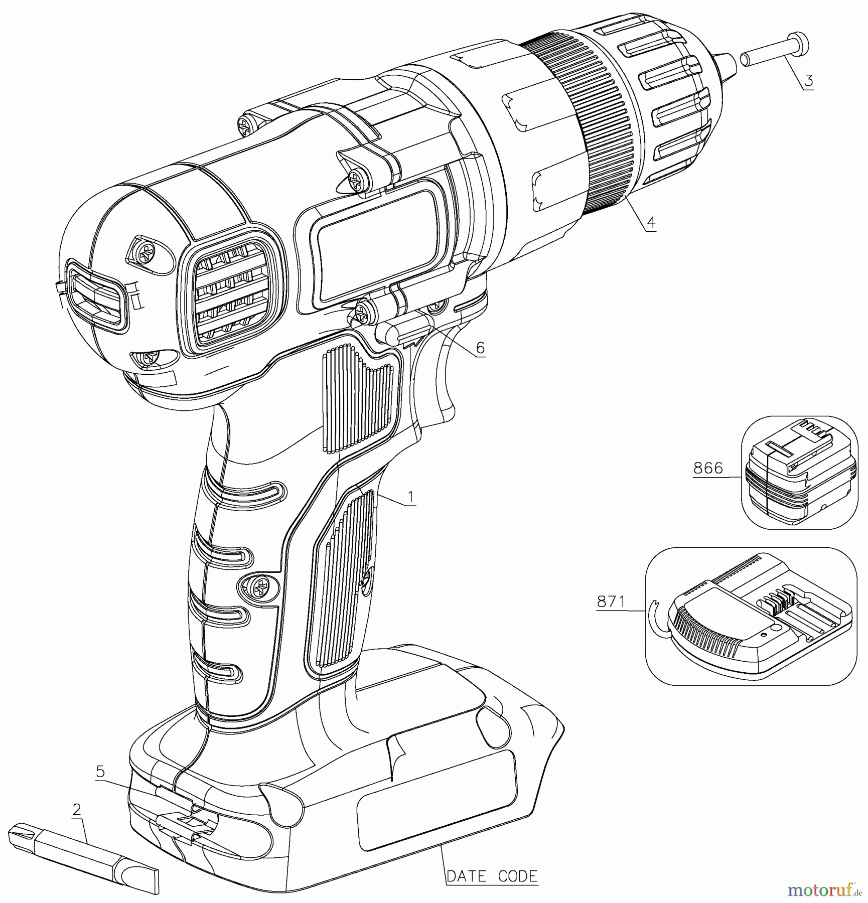BLACK+DECKER PROFESSIONELL BOHRER, MAGNETBOHRMASCHINE, GEWINDESCHNEIDER 20V DRILL BDC120VA100 Seite 1