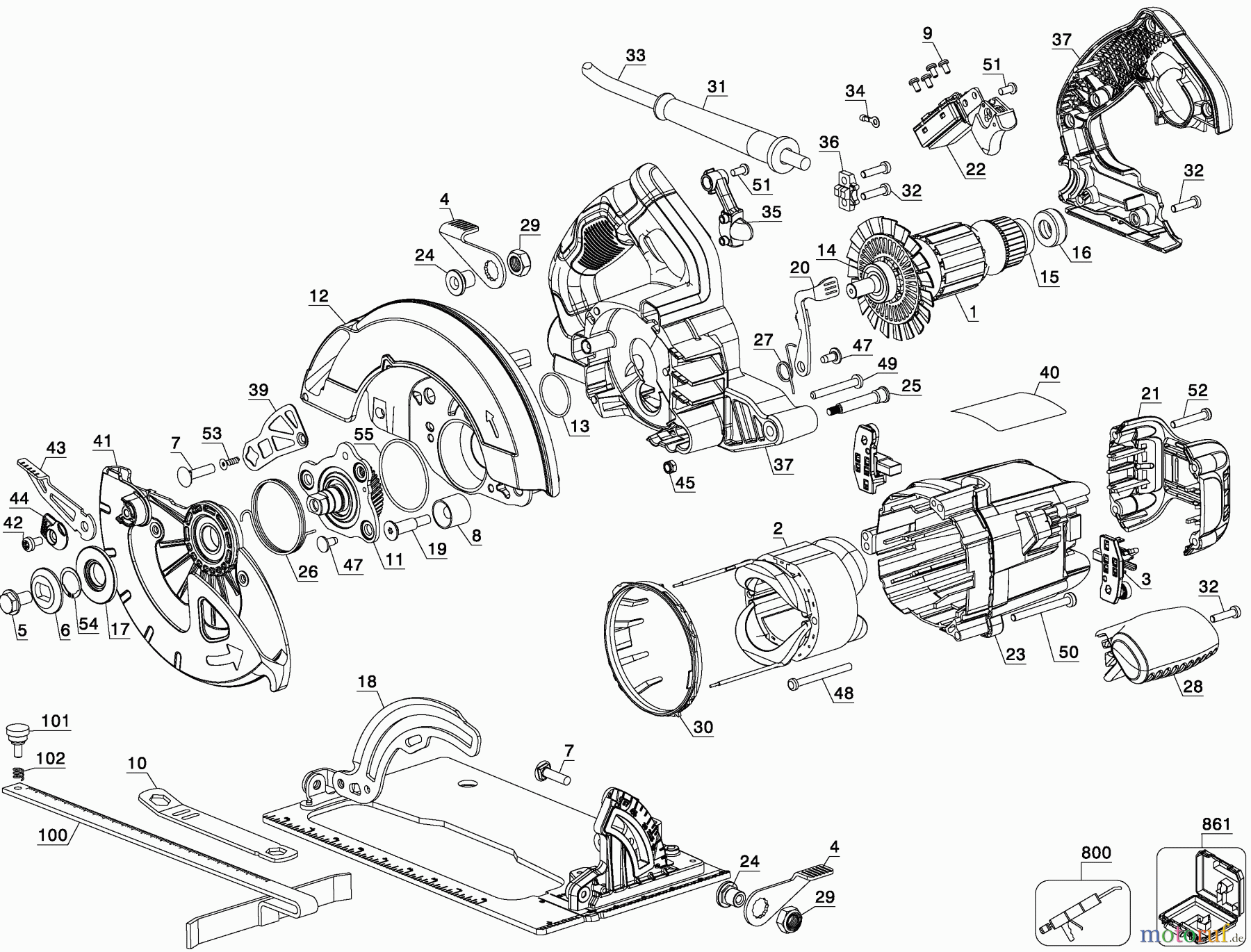 DEWALT HOLZARBEITEN KREISSÄGEN KREISSGE DWE575K Seite 1