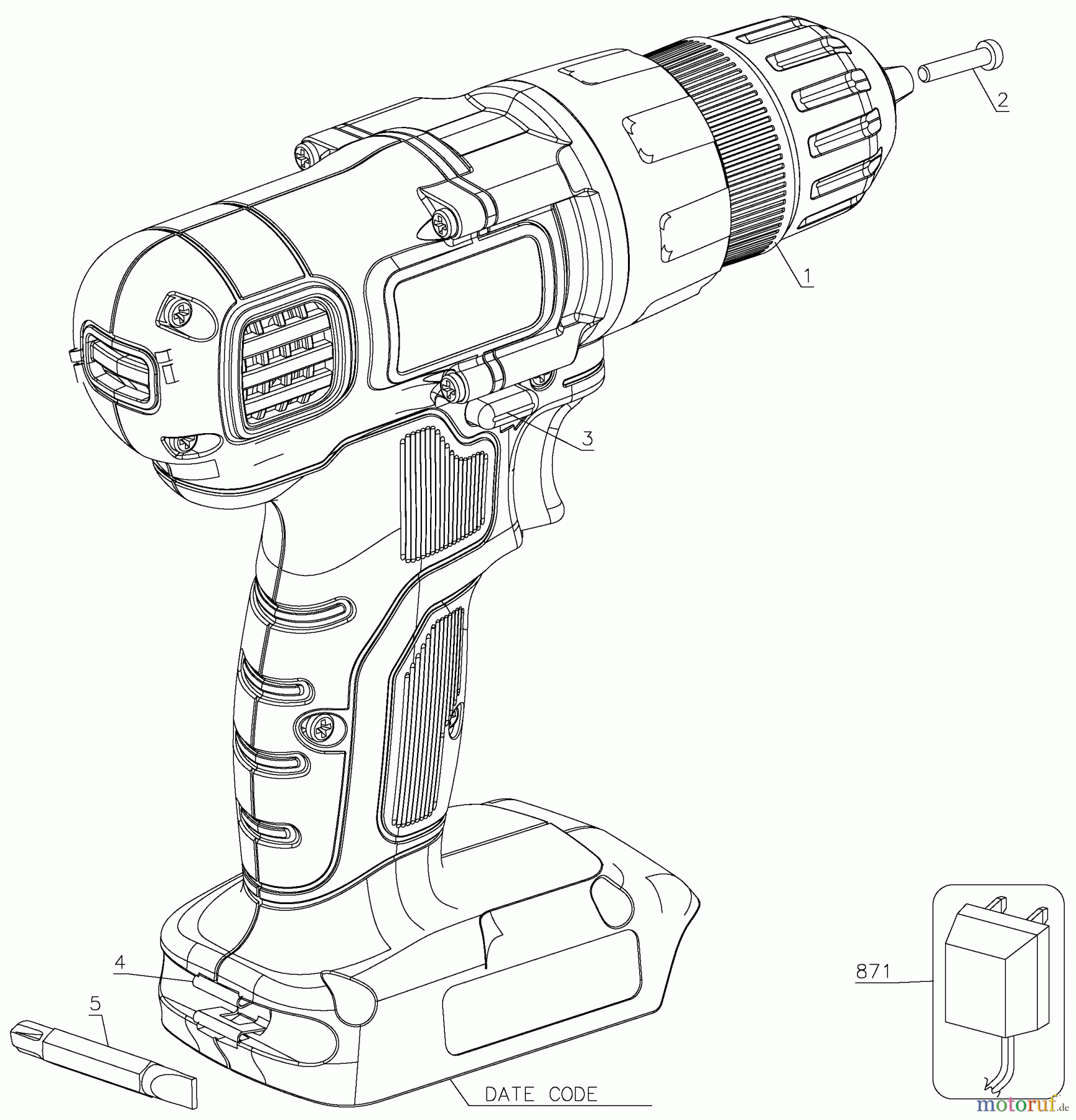 BLACK+DECKER Divers 8V LITHIUM DRILL/DRIVER LD108 Seite 1