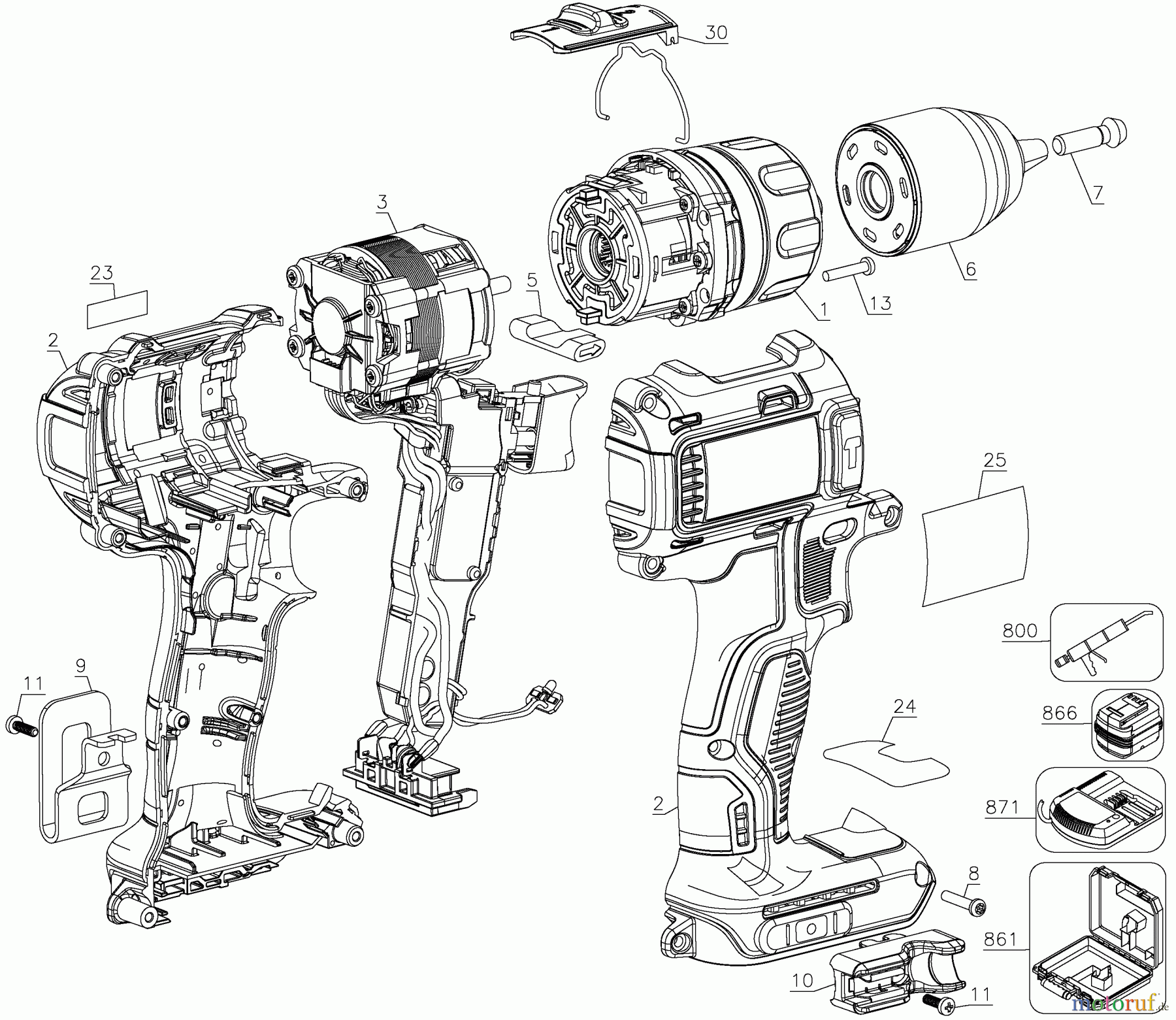 DEWALT Divers AKKU SCHRAUBER DCD790D2 Seite 1