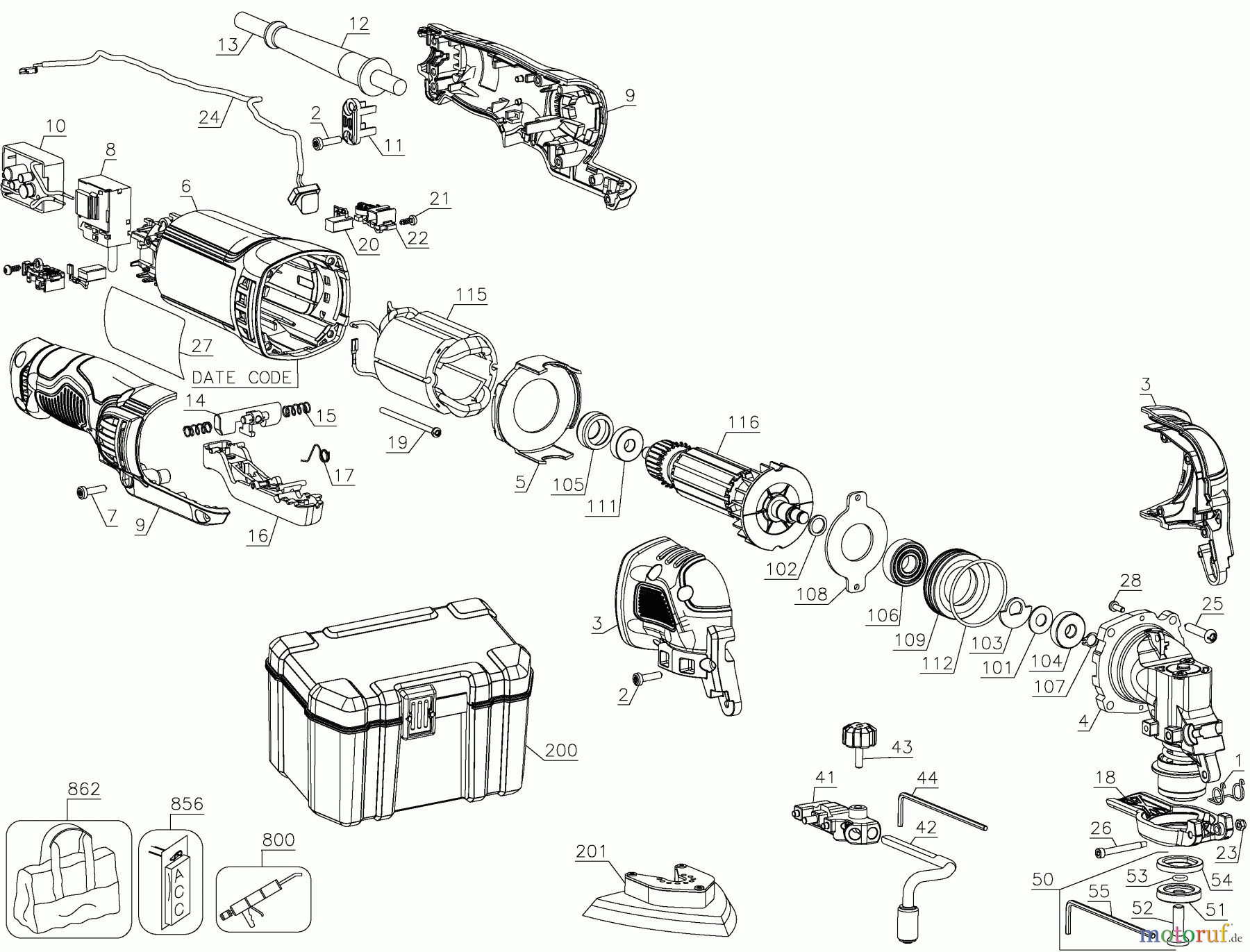  DEWALT HOLZARBEITEN UNIVERSAL-SÄGEN 31331 DWE315K Seite 1