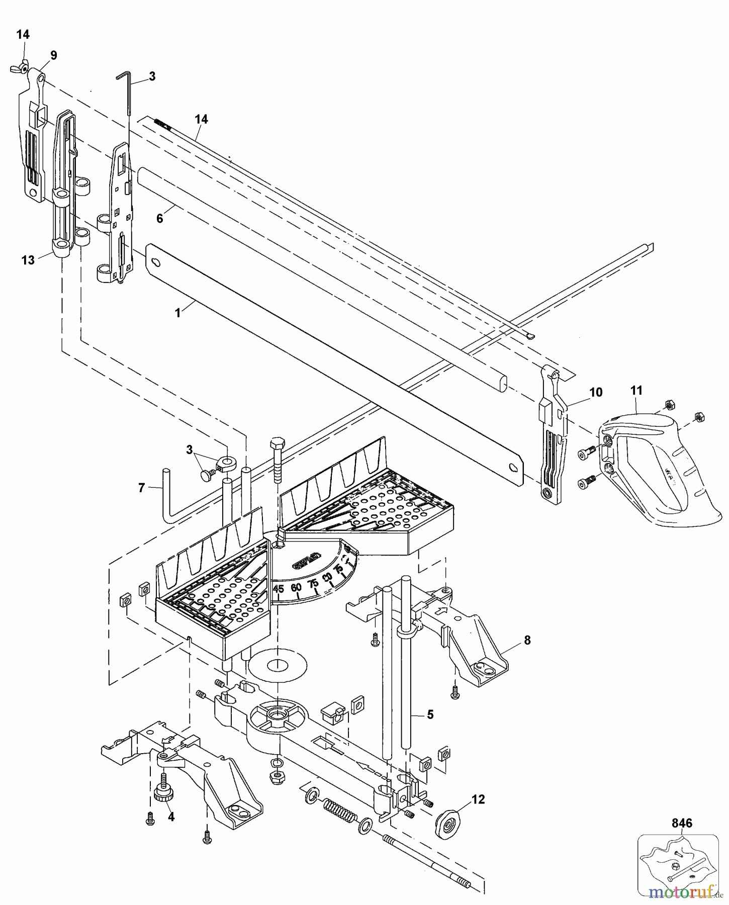 STANLEY ATTTACHMENTS & ACCESSORIES SAW ATTACHMENTS ST SAW CG CLMP MITRE 20-800 Seite 1