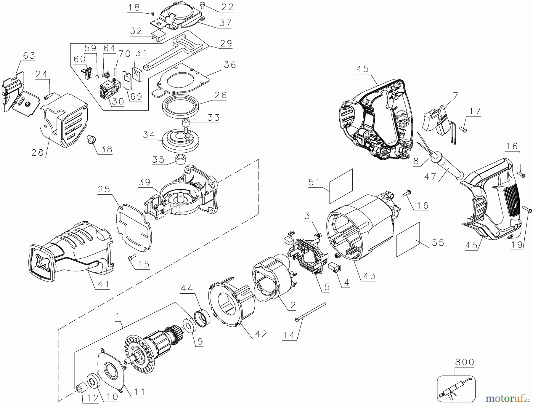 BERNER Divers SÄBELSÄGE BRS1050 Seite 1