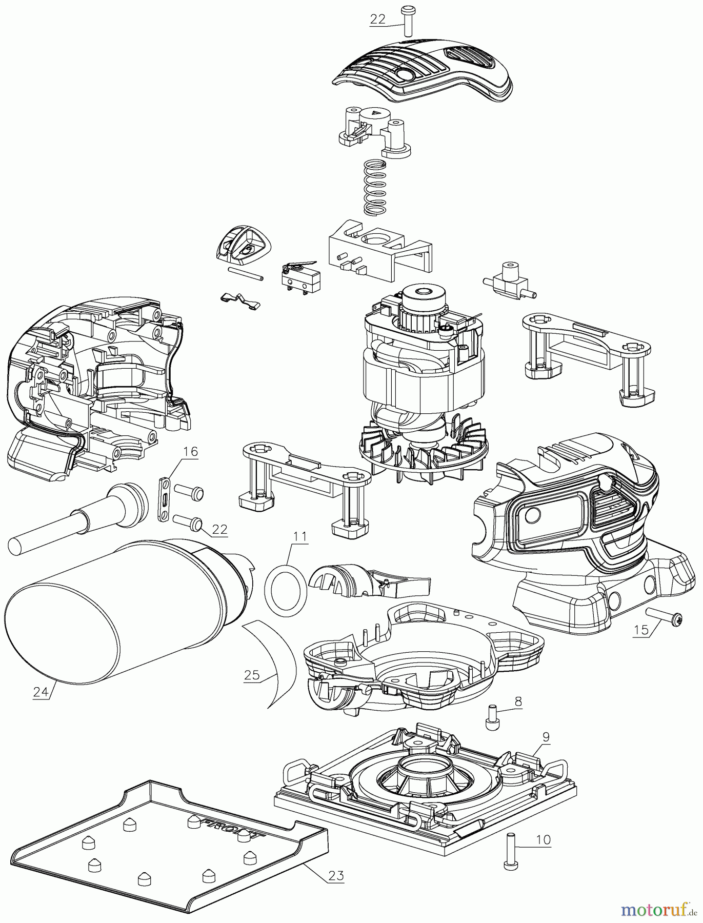  BLACK+DECKER INNENAUSSTATTUNG ABSCHLEIFGERÄT COMPACT 1/4 SANDER BDEQS300 Seite 1