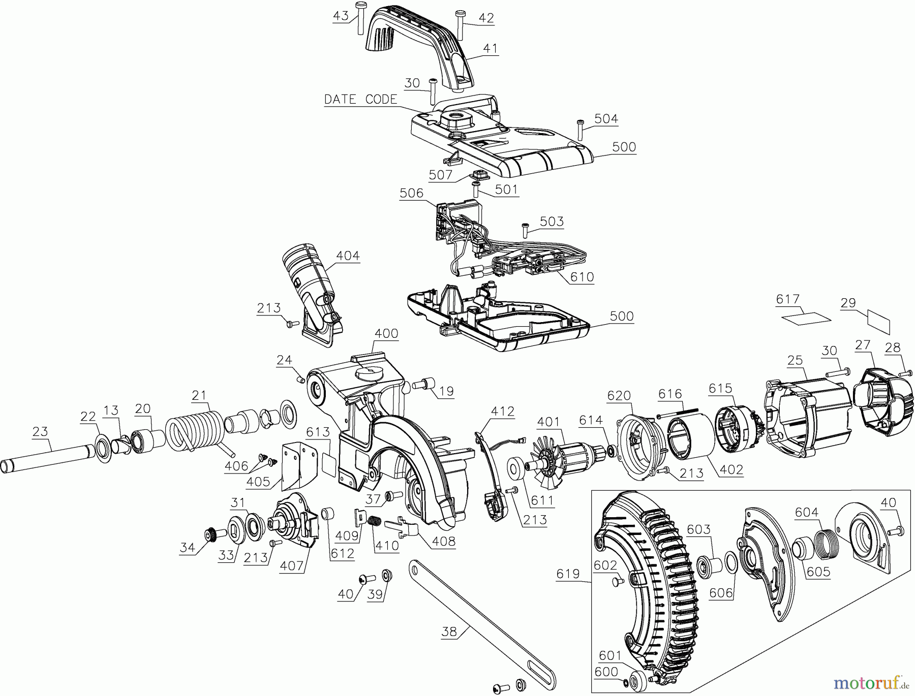 DEWALT HOLZARBEITEN Gehrungssägen 20247 DCS361B Seite 1