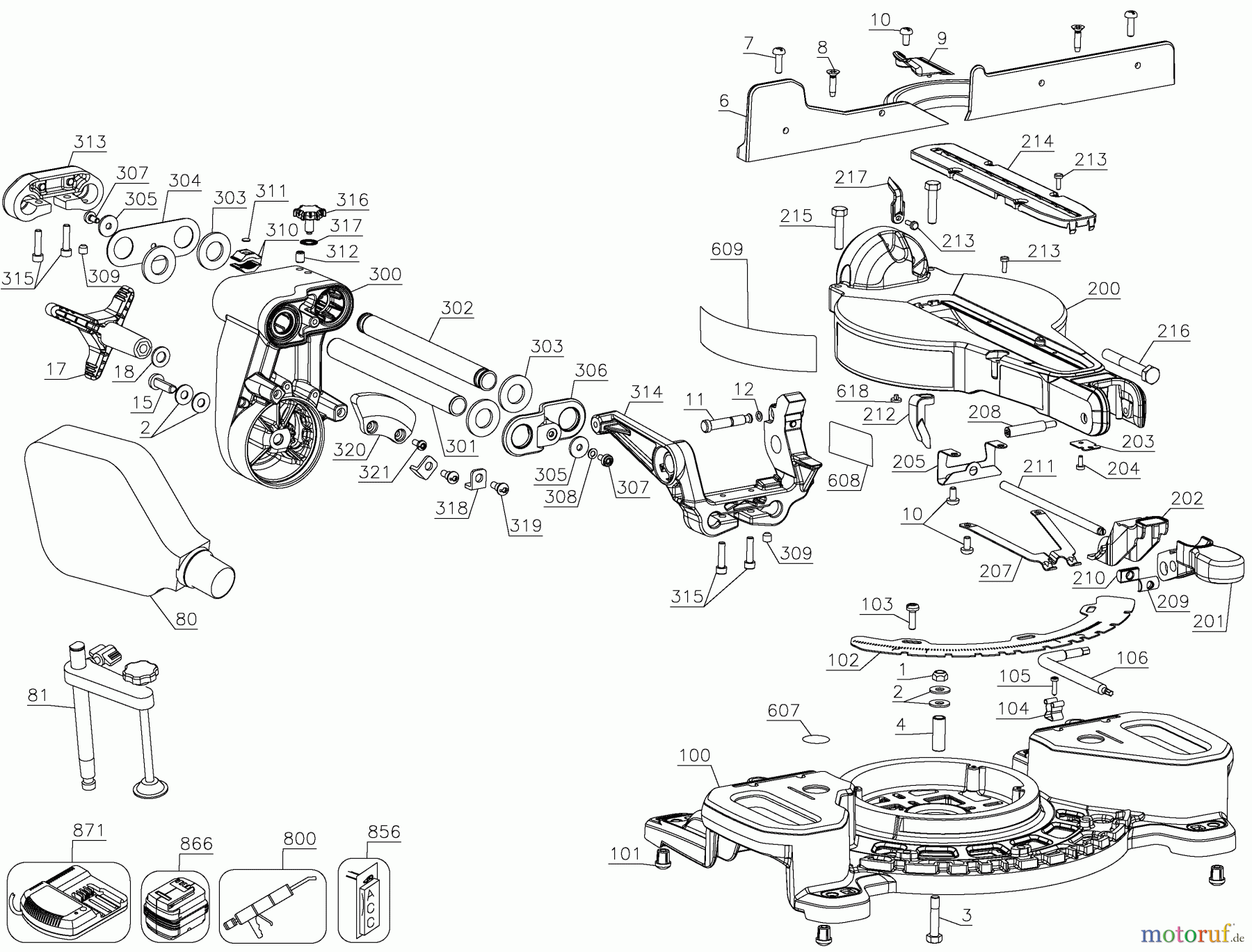 DEWALT HOLZARBEITEN Gehrungssägen 20247 DCS361B Seite 2