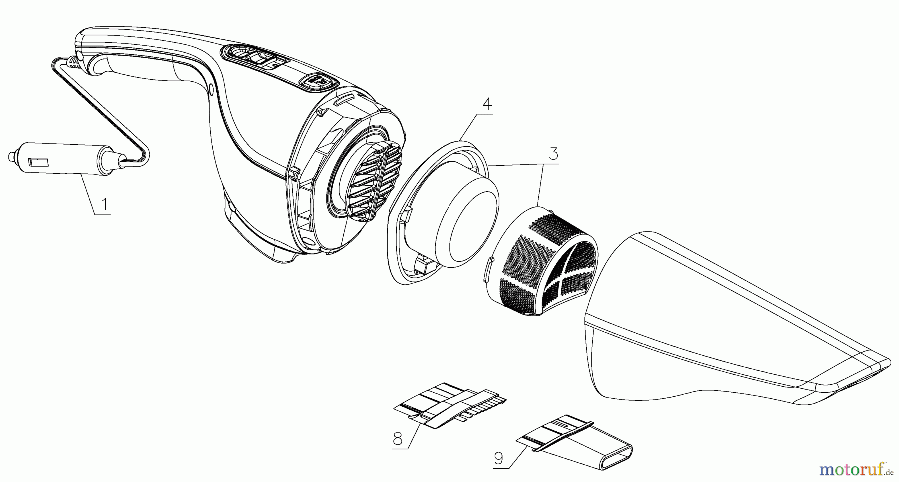  BLACK+DECKER INNENAUSSTATTUNG AUTOPFLEGE & MINIHANDWERK 12V AUTO VAC BDH1200NVAV Seite 1