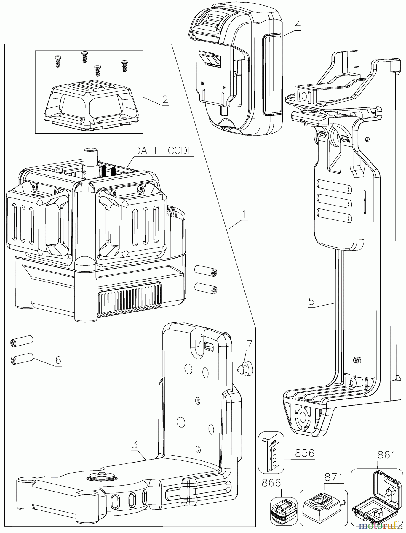 DEWALT LASERS RD 12V 2X360 LINE LA DW0811LR Seite 1