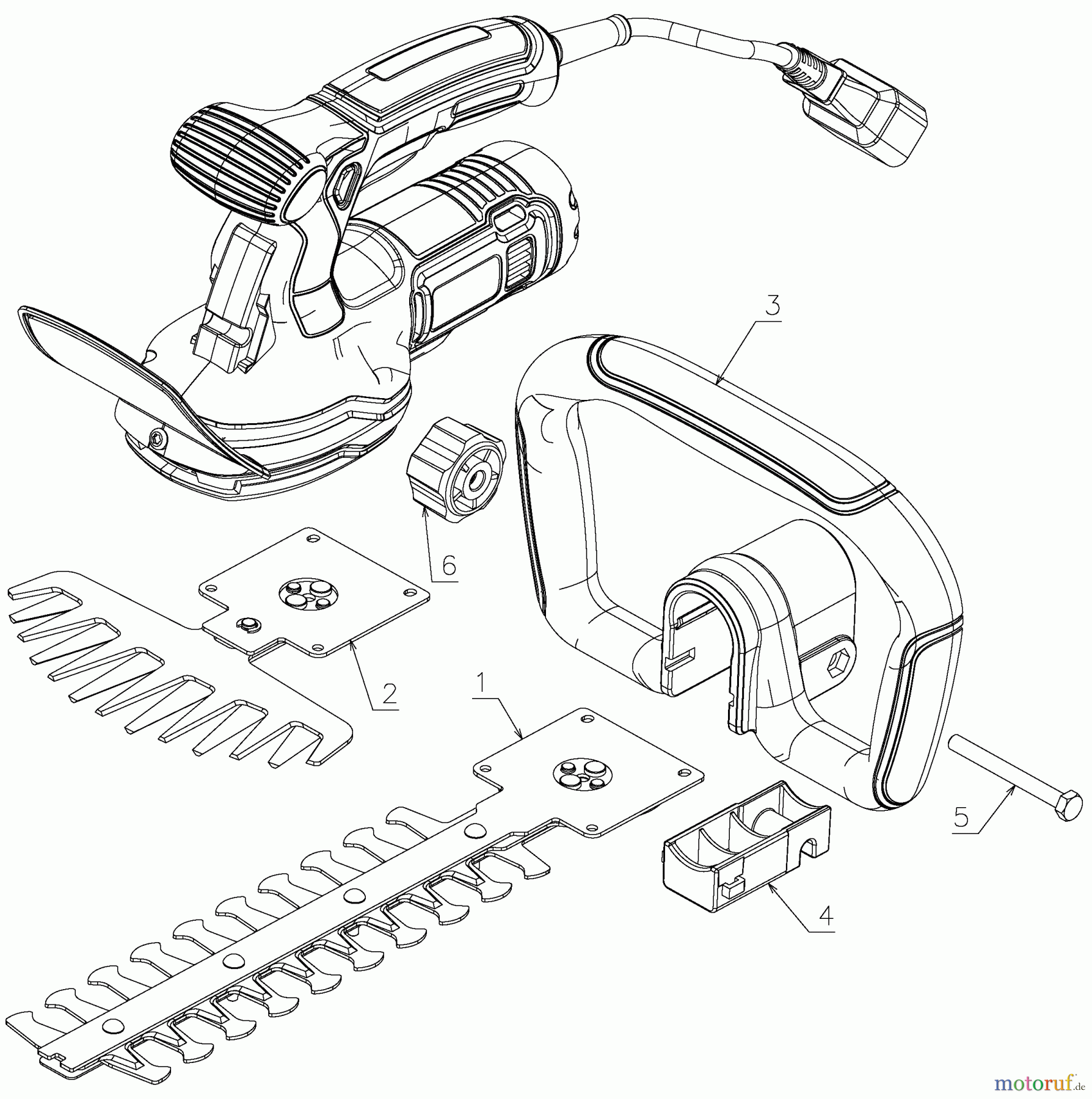 BLACK+DECKER Divers 4-N-1 GAR POLE SHEAR GSP401 Seite 1