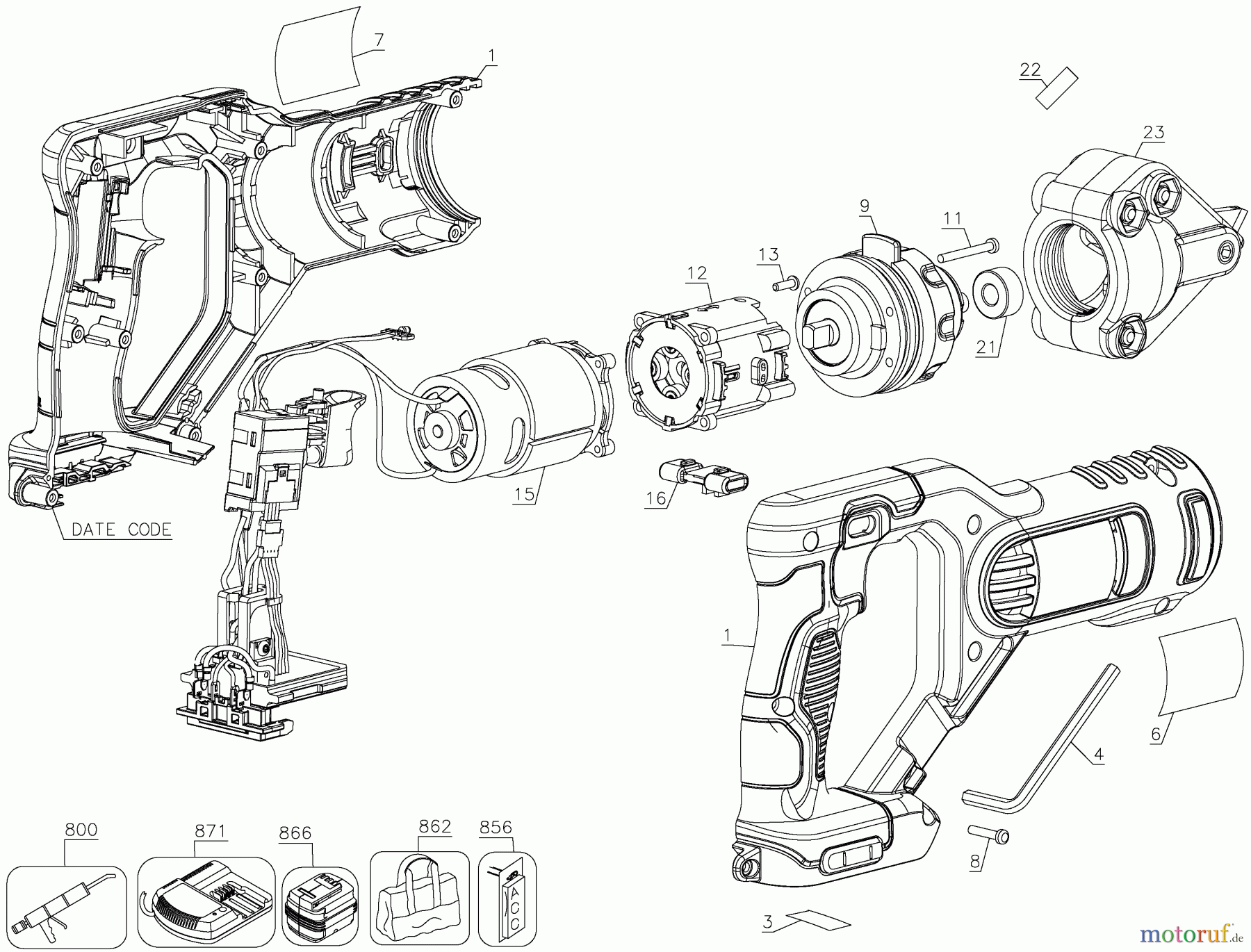 DEWALT SCHNURLOS-SONSTIGES AKKU-SCHERE DCS496N Seite 1