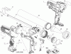 DEWALT 20V 600ML SAUSA ADHE DCE580B Ersatzteile Seite 1