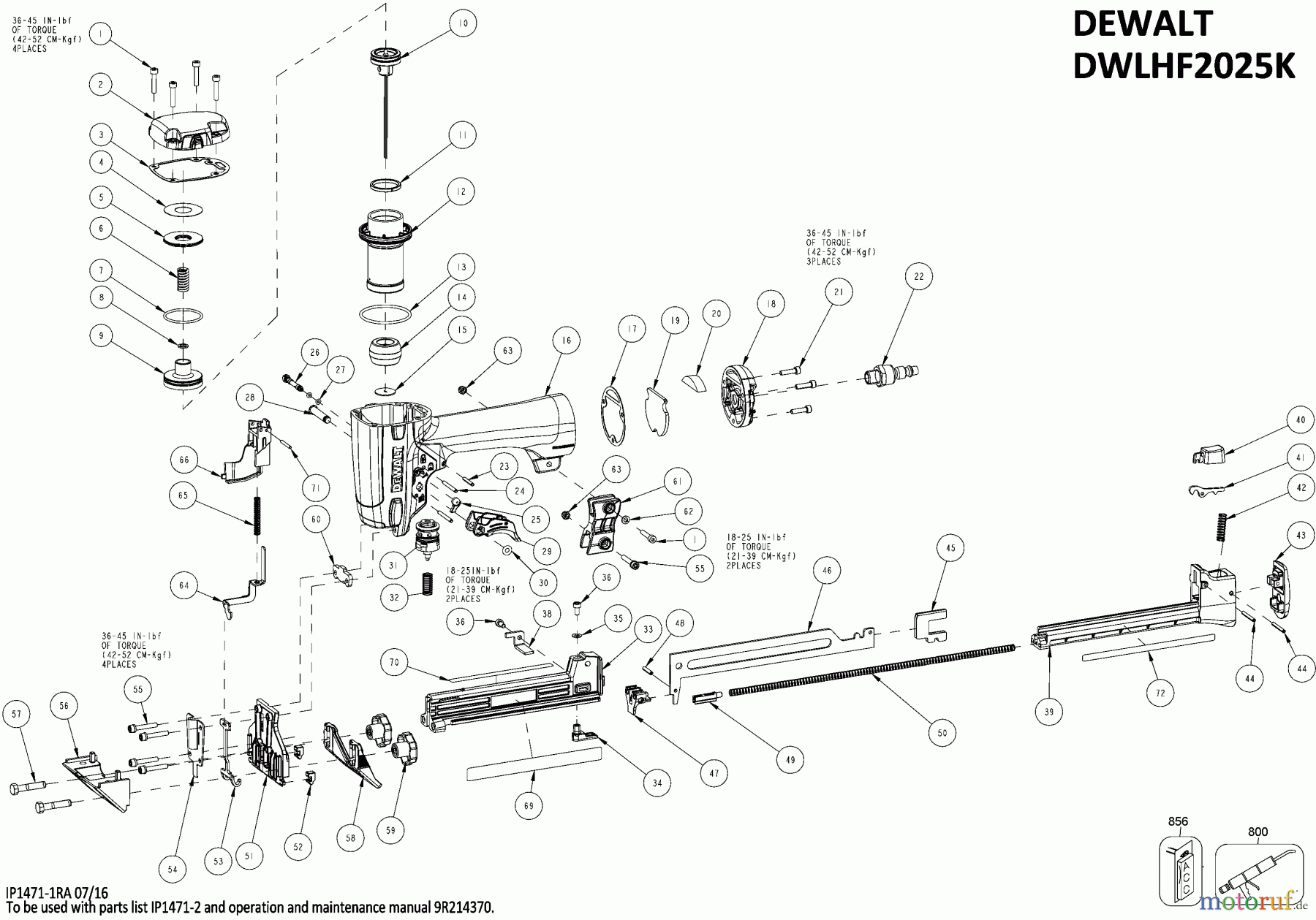 DEWALT BEFESTIGUNG Nagler 20GA ENGR FLOOR STAP DWLHF2025K Seite 1