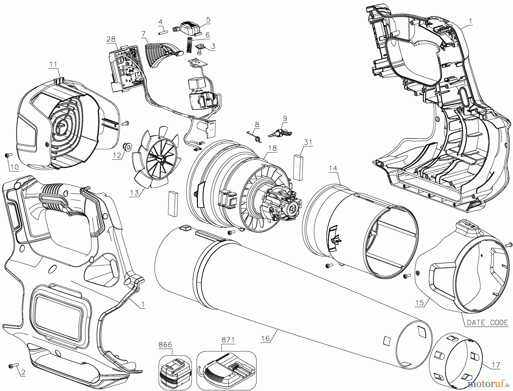  BLACK+DECKER AUSSERHALB RASENMÄHER, HÄCKSLER UND KEHRMASCHINEN 6IN 9KRPM NO LOCK ON LSW60C Seite 1
