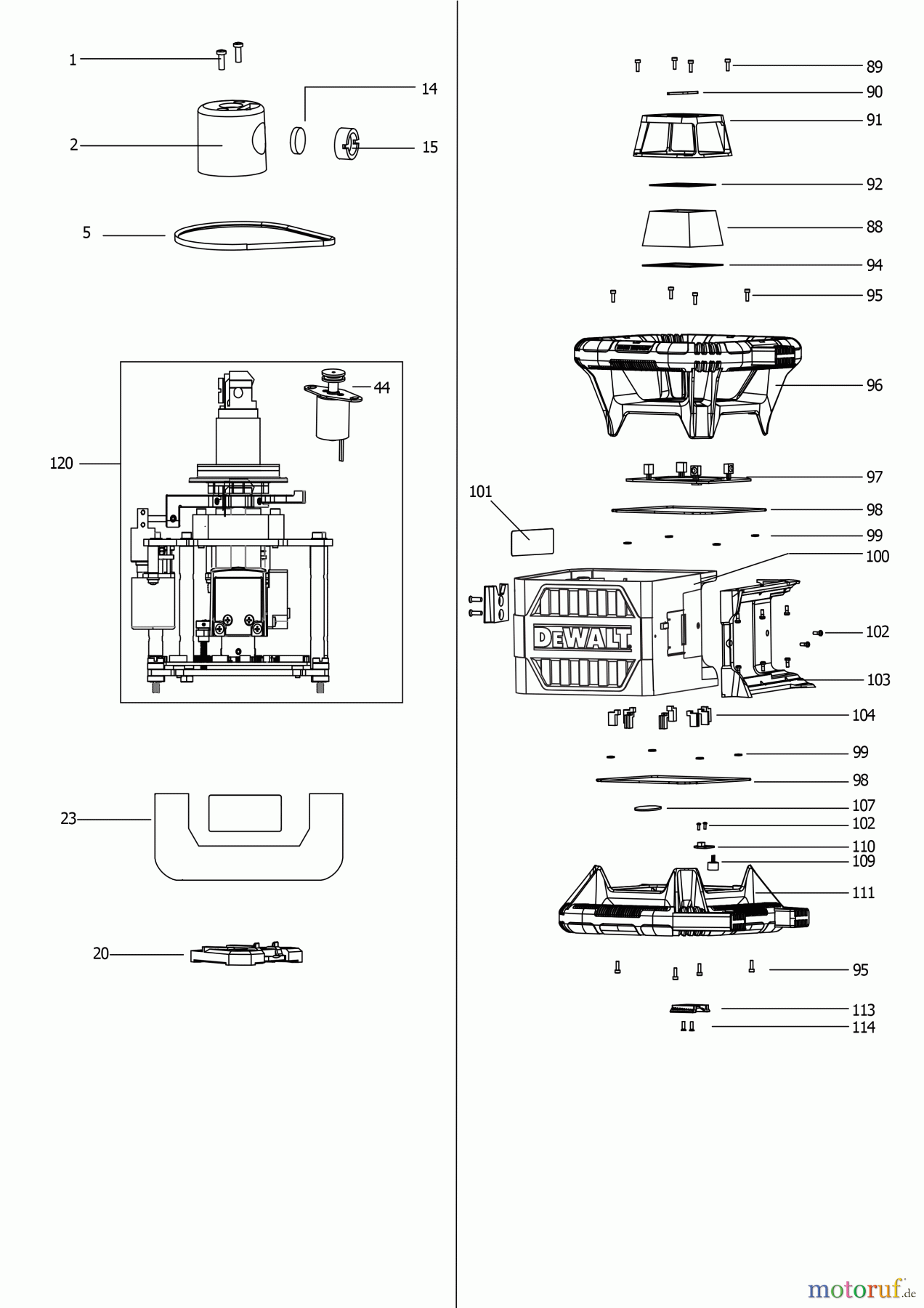 DEWALT LASERS 20V GRN RTRY LSR KIT DW079LGK Seite 4