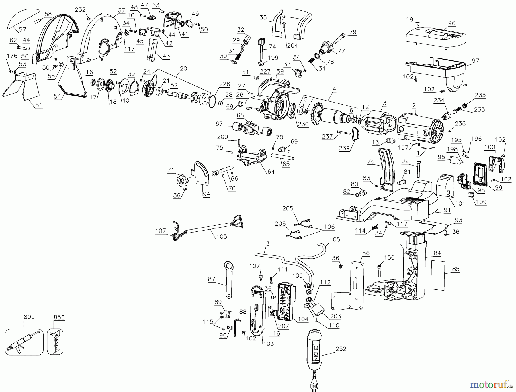  DEWALT Kabelgeführt Fliesensäge FLIESENSCHNEIDER D24000R Seite 1